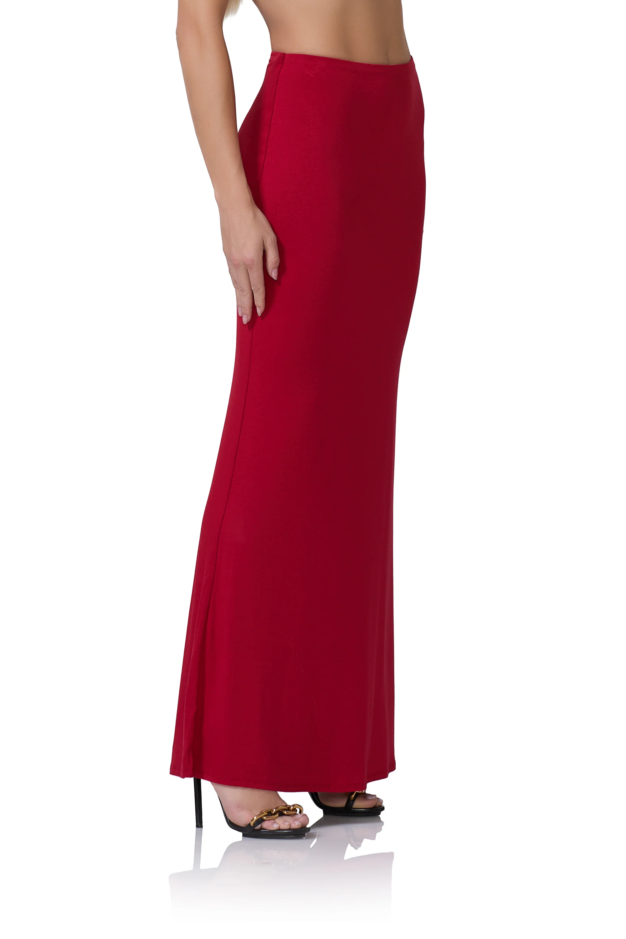 Amelia Maxi Skirt - Poppy Red - Image 4