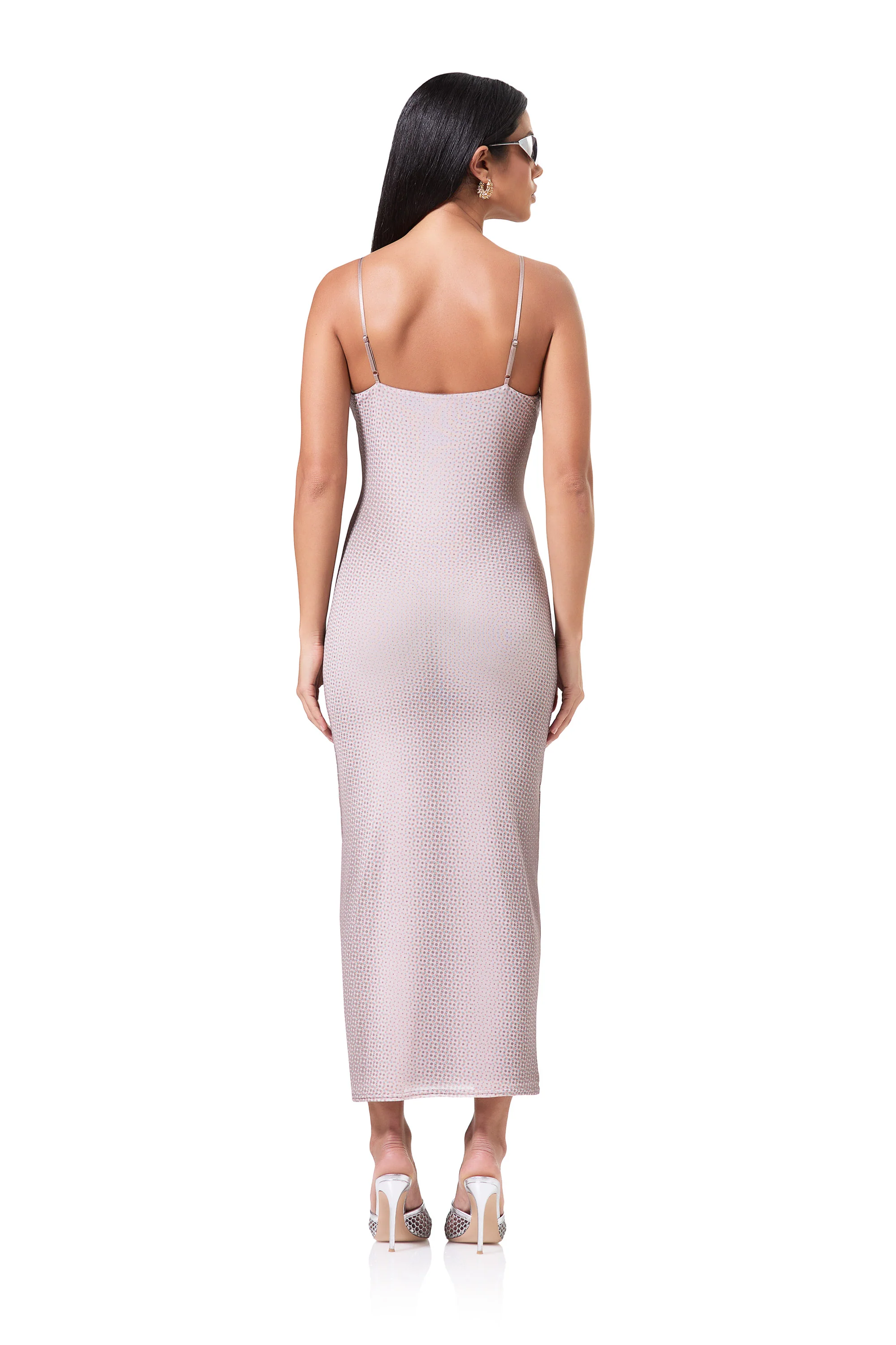 Amina Mesh Dress - Nude Illusion - Image 4