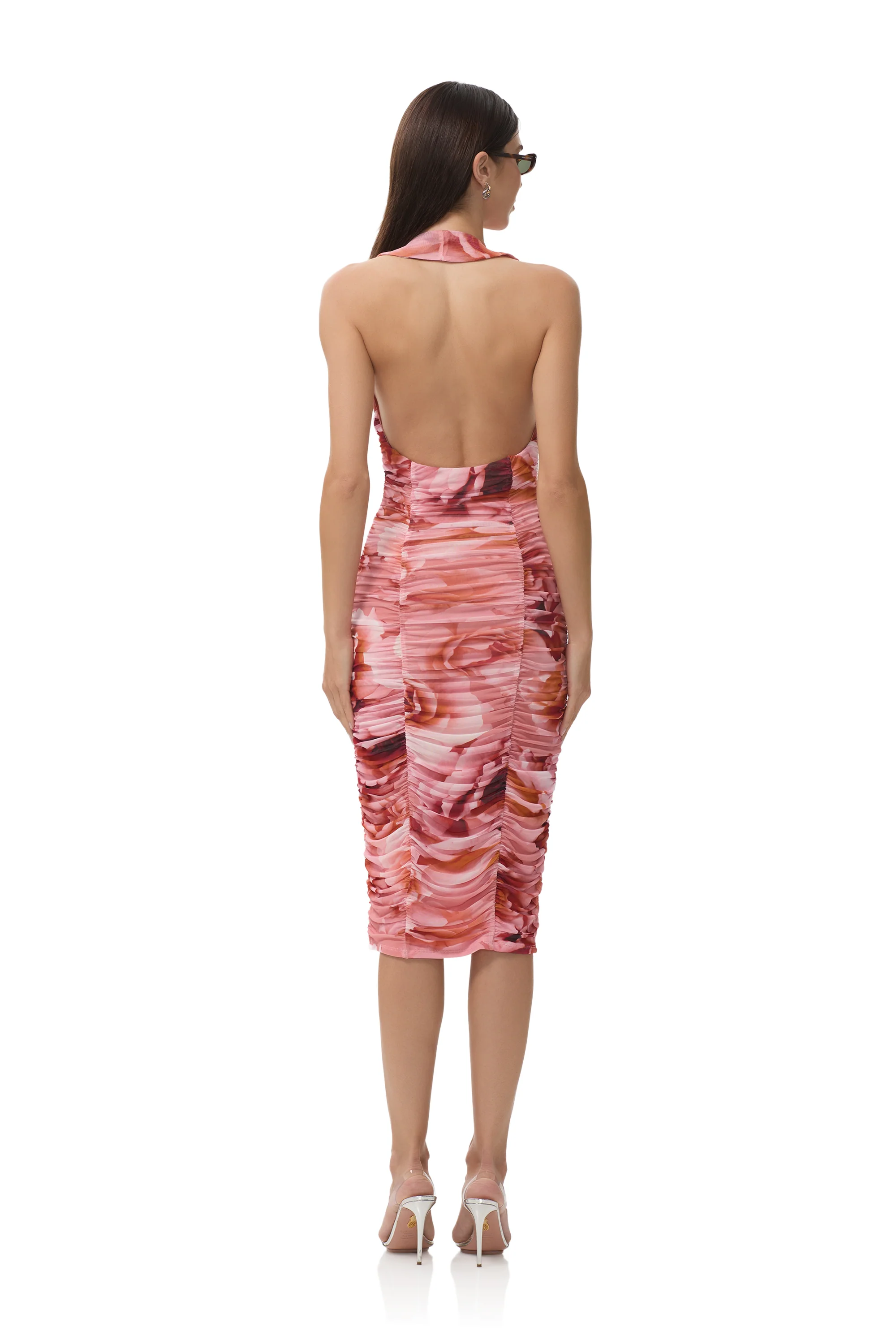 Balmer Dress - Peach Roses - Image 4