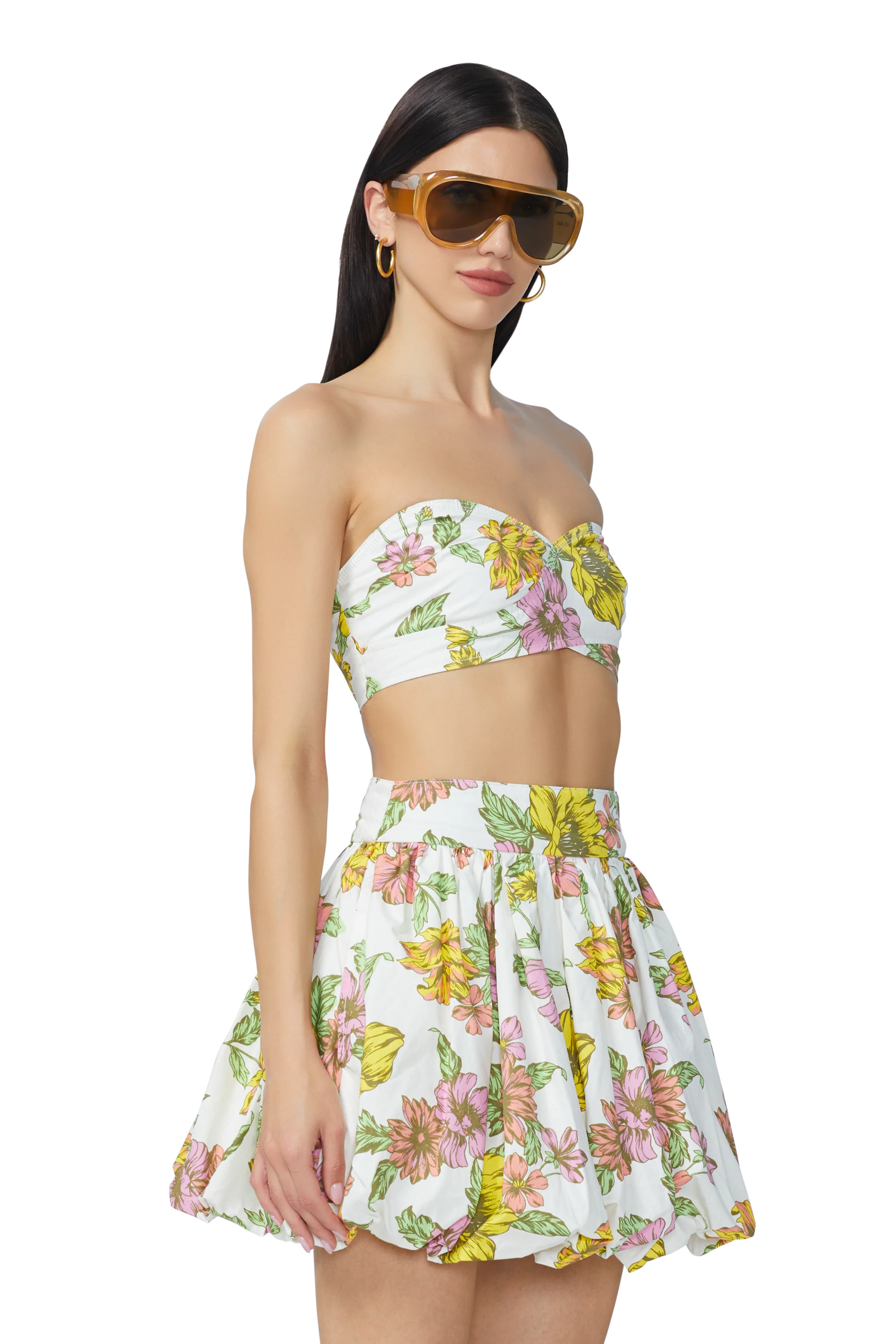 Bellamy Bandeau Top - Sunny Floral - Image 3