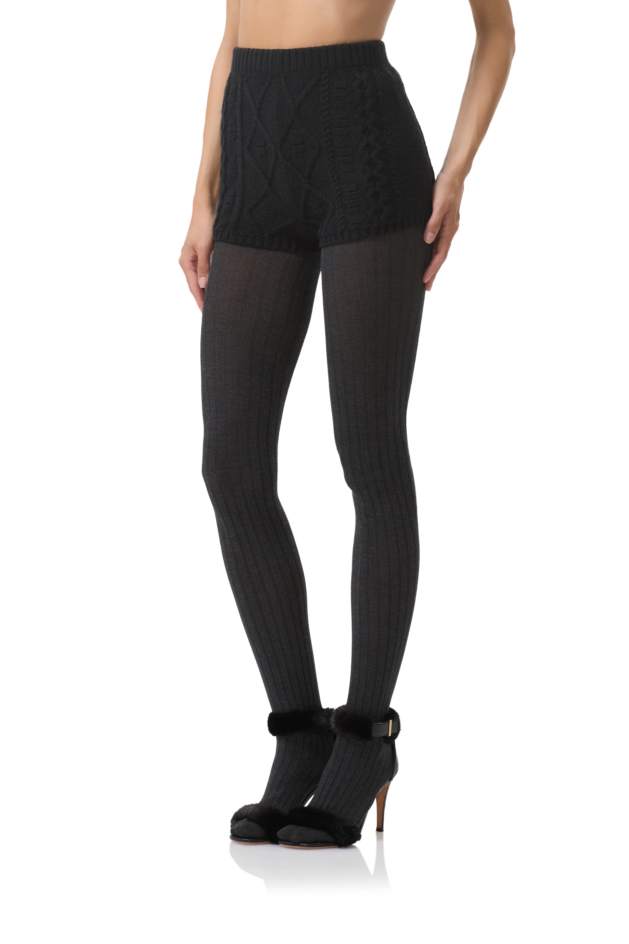 Benoite Sweater Short - Noir - Image 3