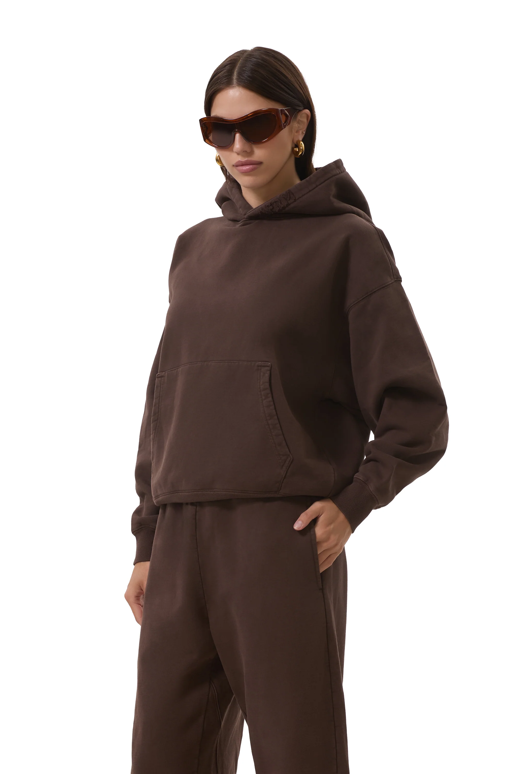 Blake Pullover Hoodie - Espresso - Image 5