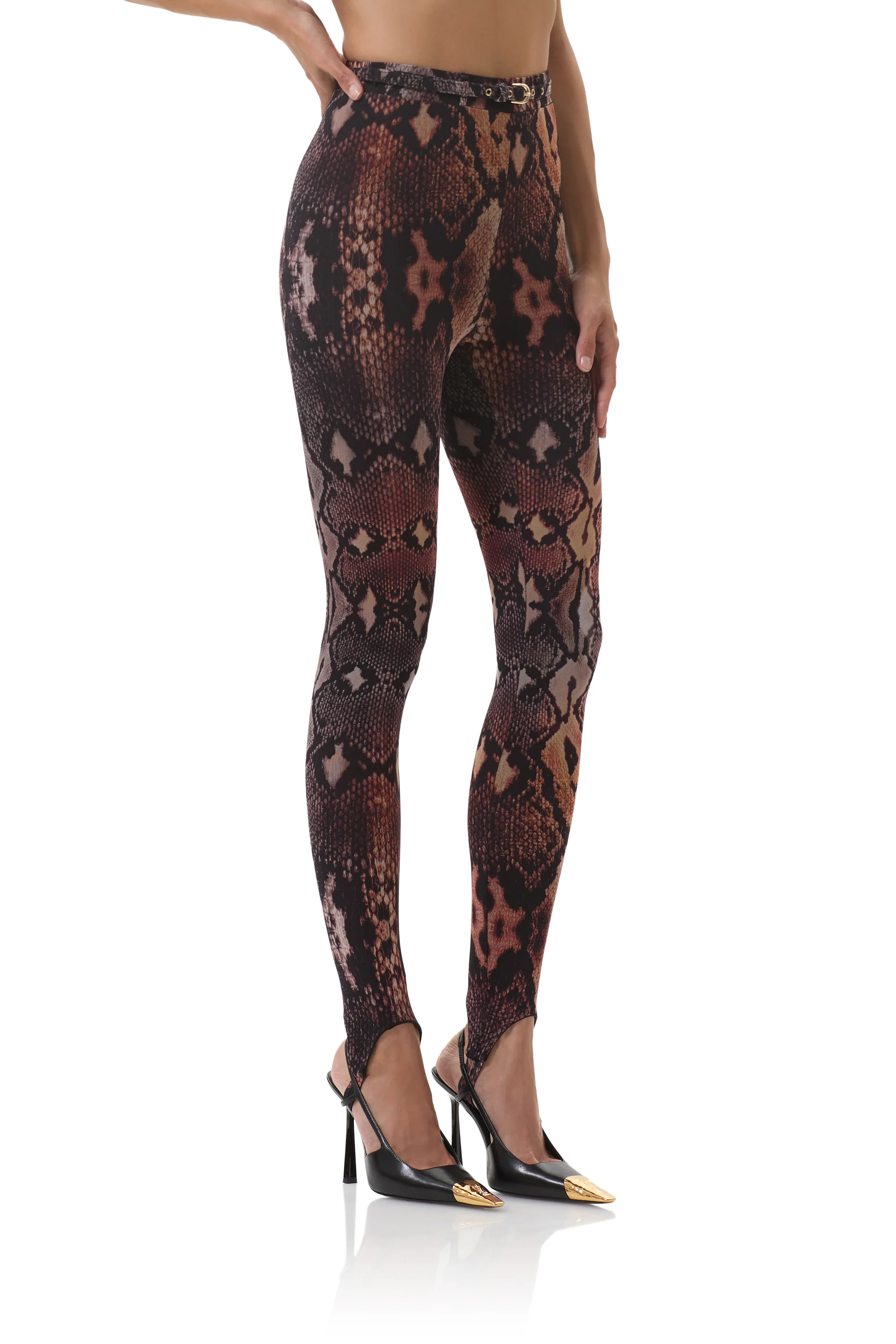 Carey Stirrup Pant - Scattered Snake - Image 3