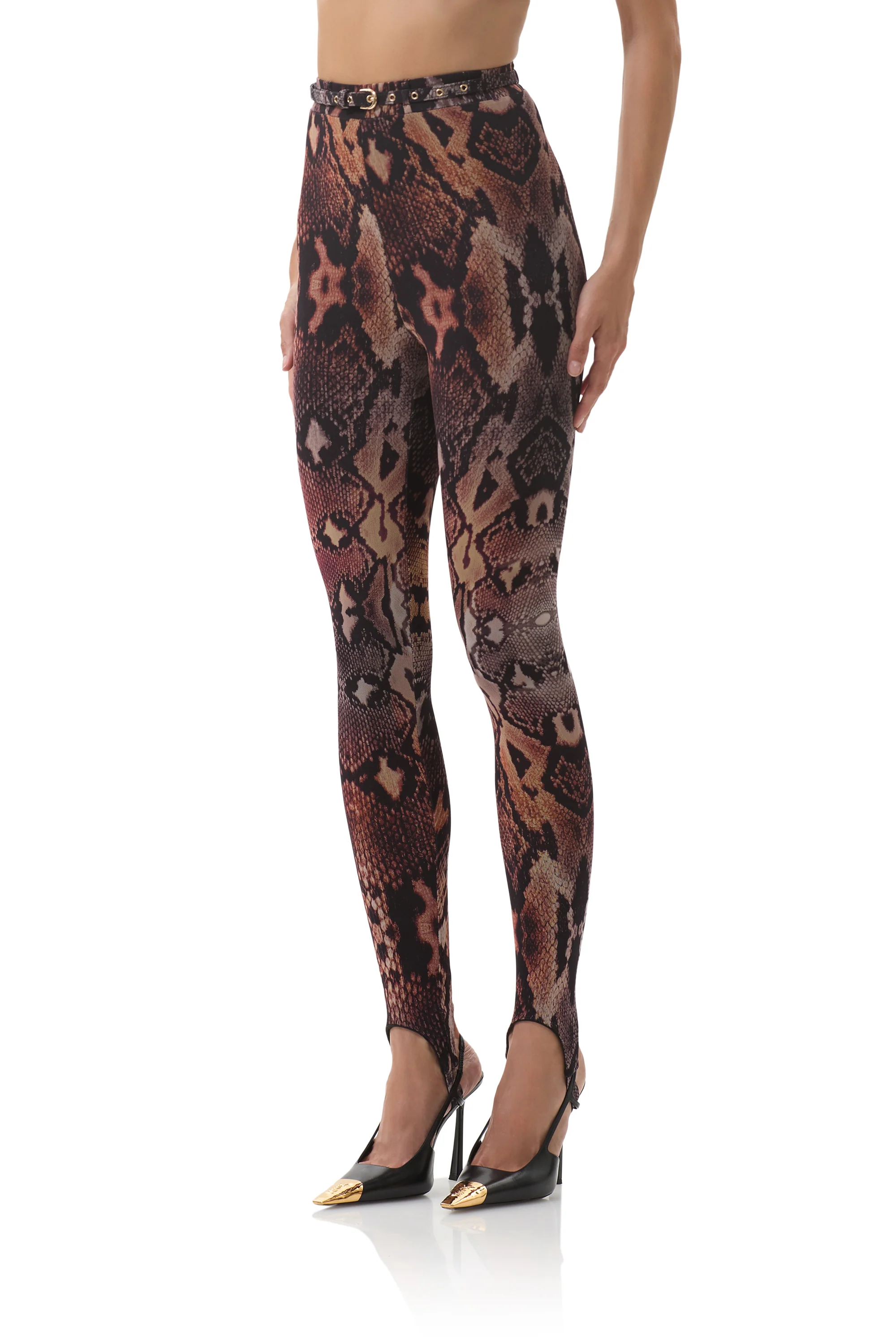 Carey Stirrup Pant - Scattered Snake - Image 4