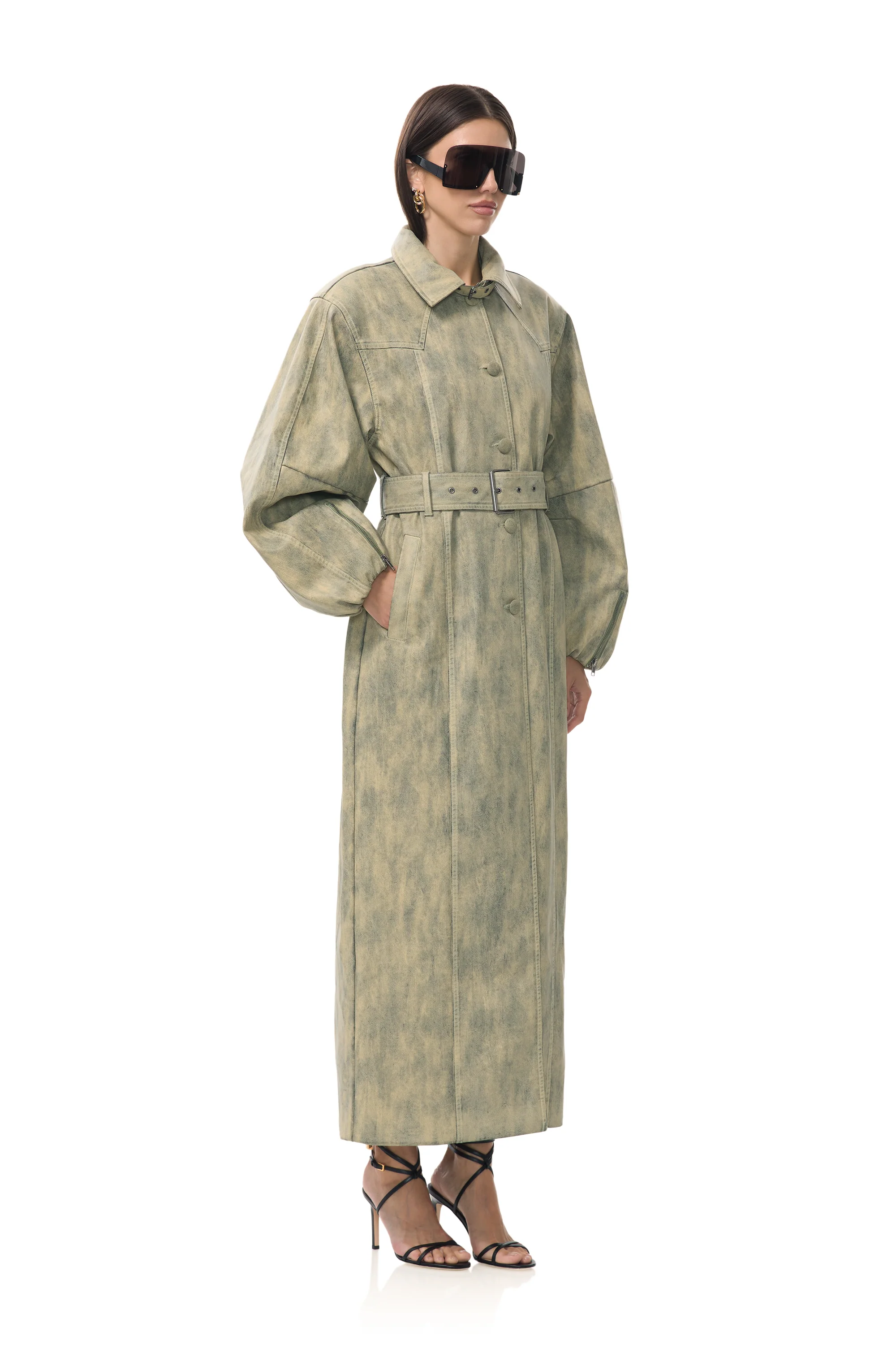 Carrington Trench Coat - Custard Cream - Image 3