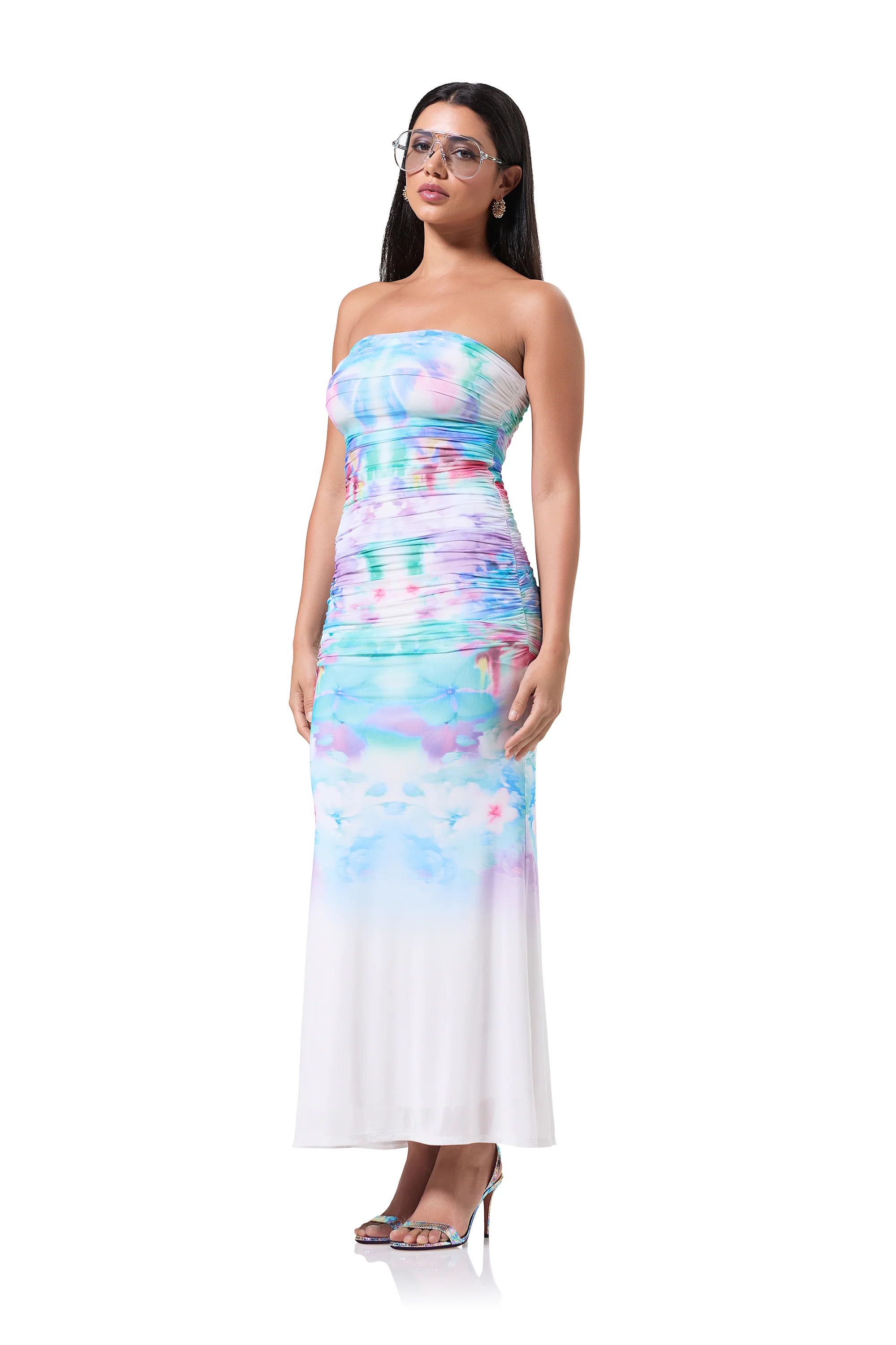 Charlotte Midi Dress - Blur Blossom - Image 3