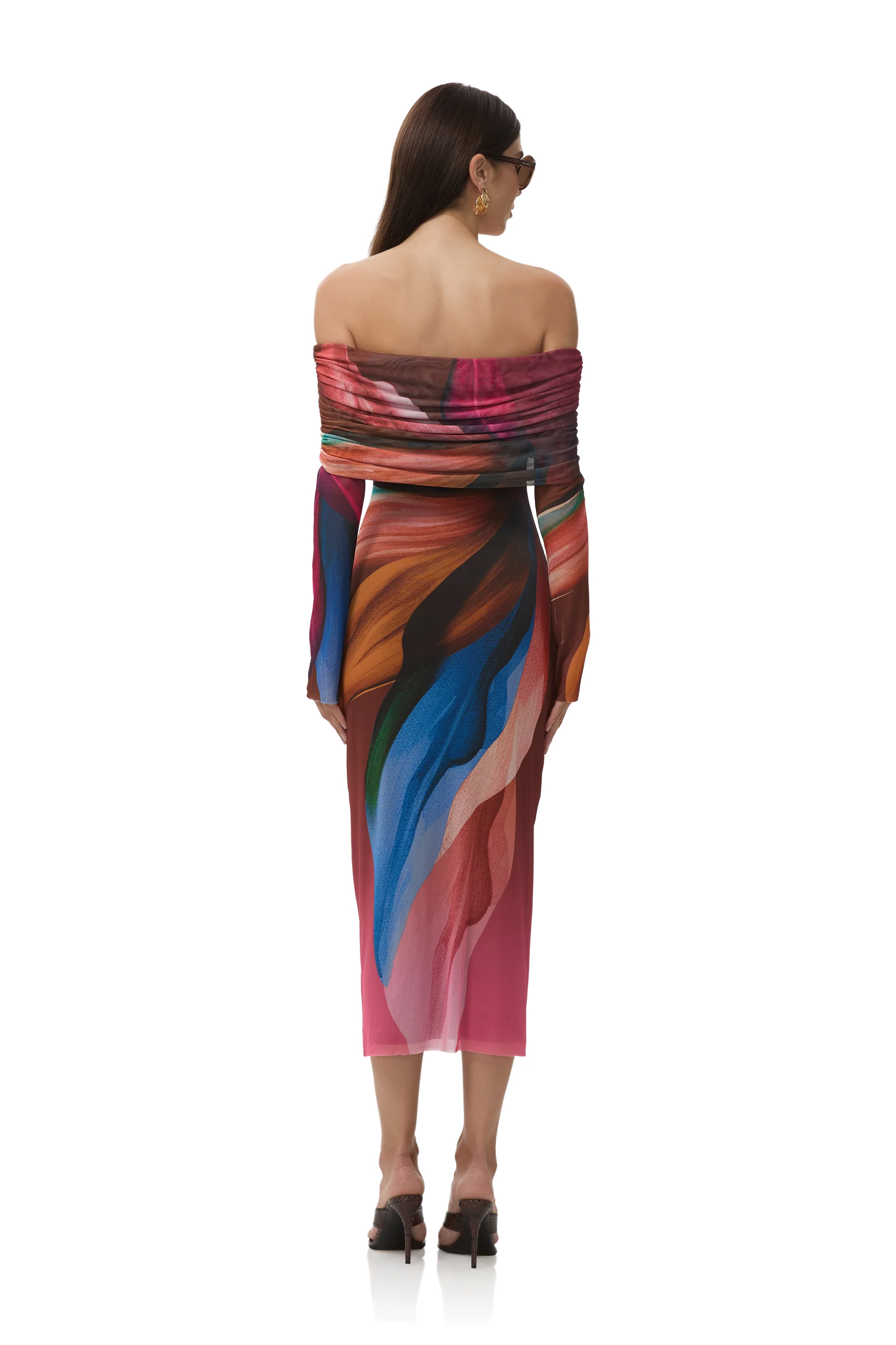 Cornelia Dress - Earthen Leaf Lotus - Image 7