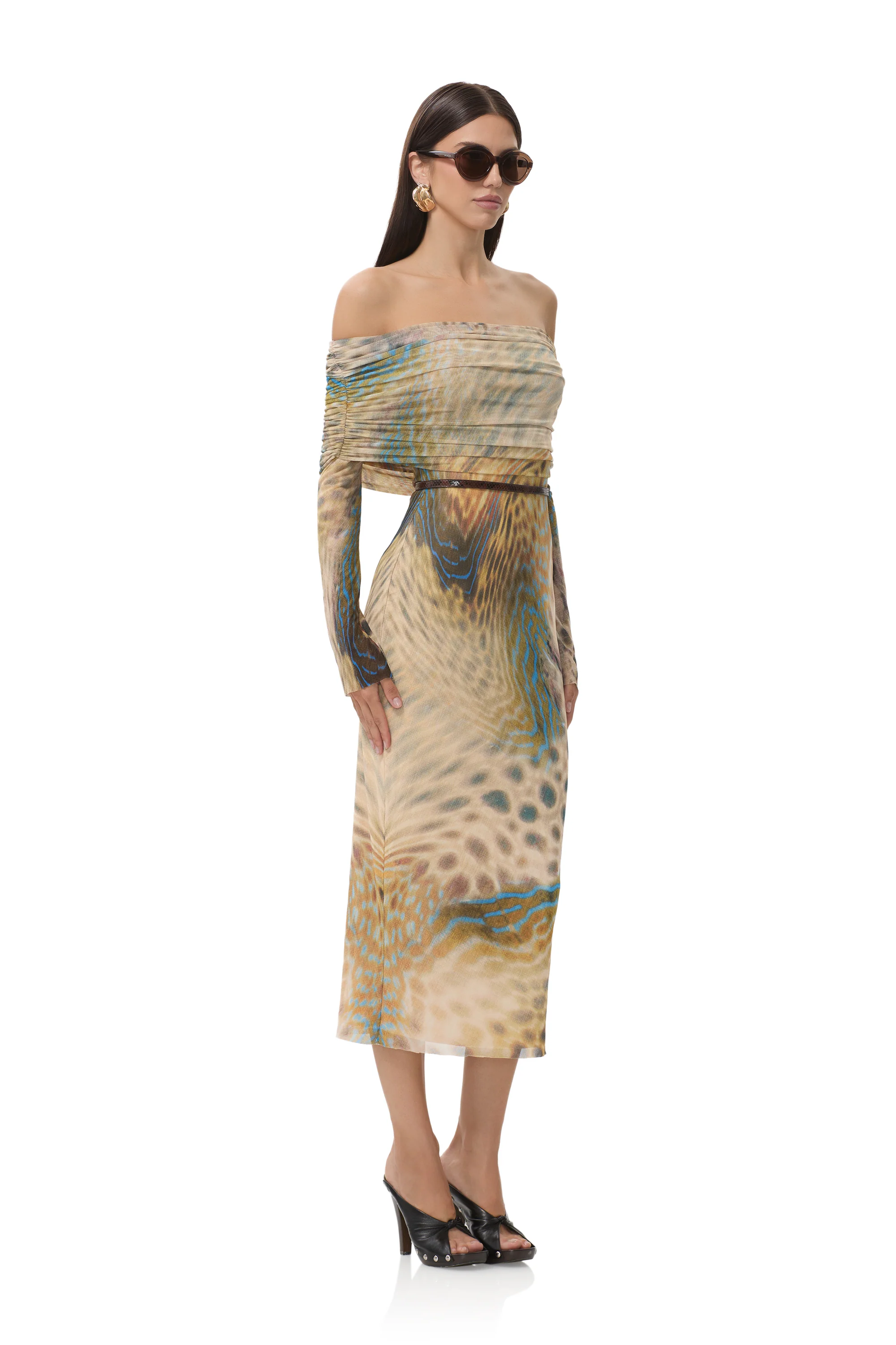 Cornelia Dress - Fish Scale Swirl - Image 3