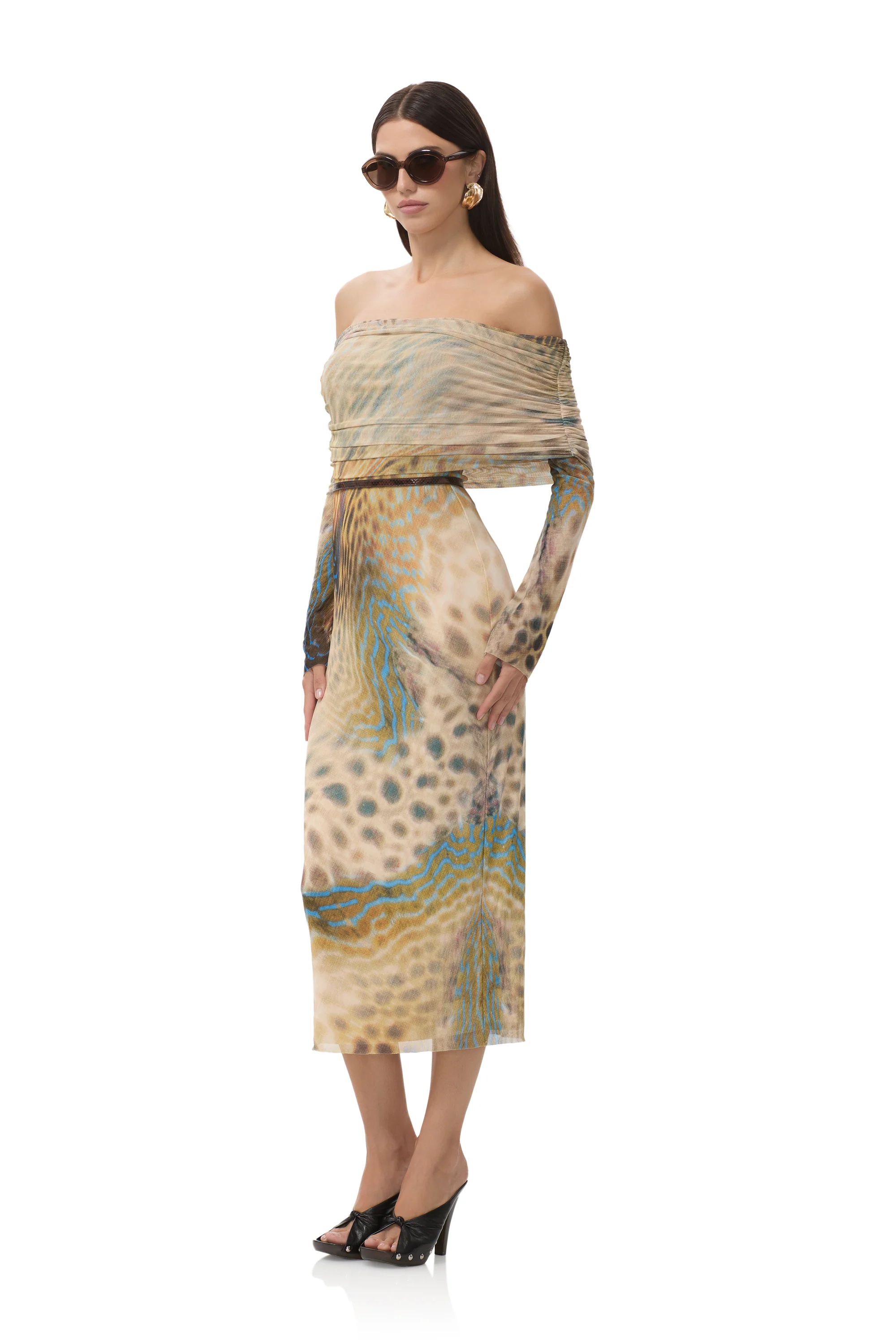 Cornelia Dress - Fish Scale Swirl - Image 5