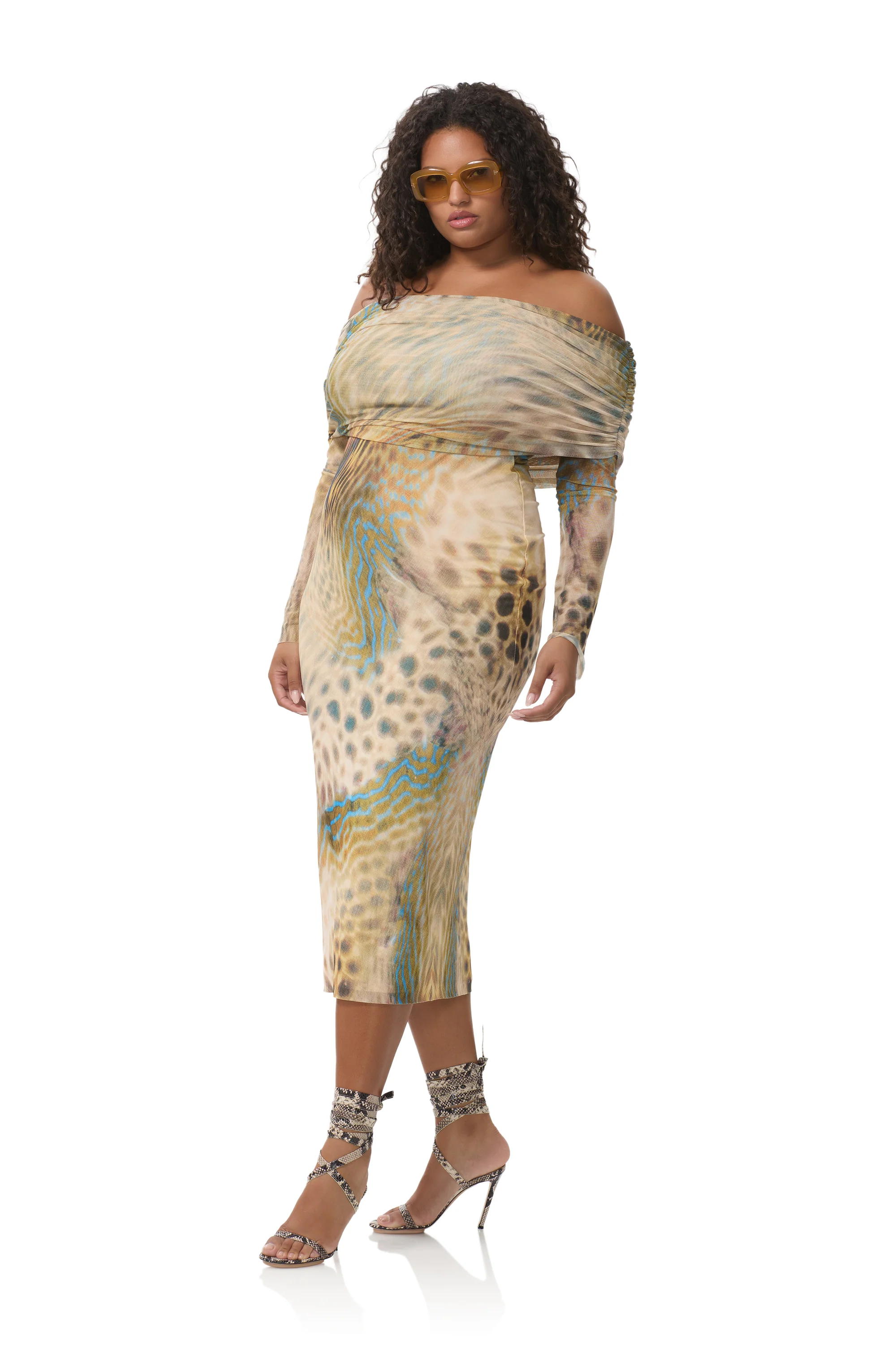 Cornelia Dress - Fish Scale Swirl - Image 6