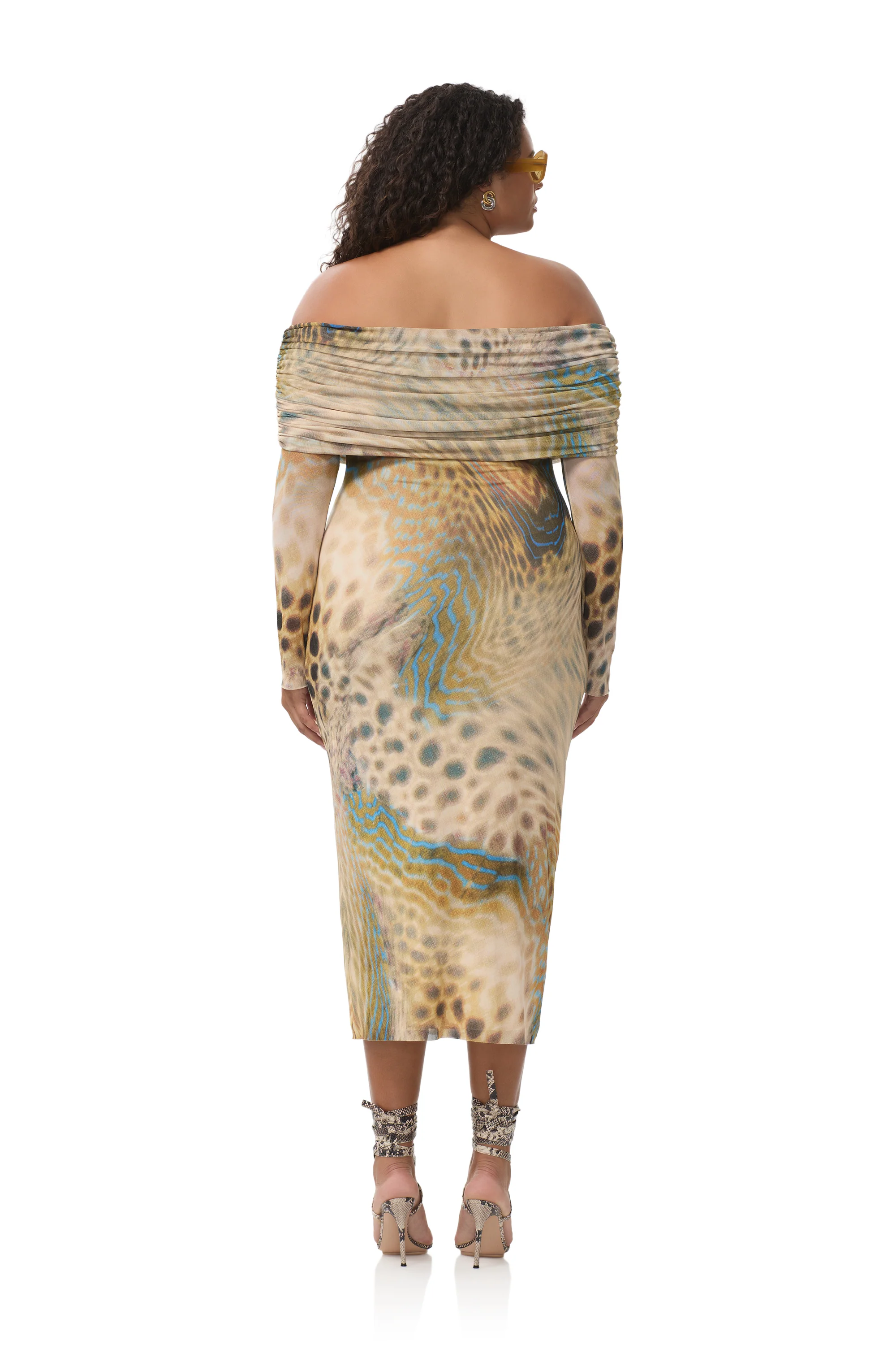 Cornelia Dress - Fish Scale Swirl - Image 8