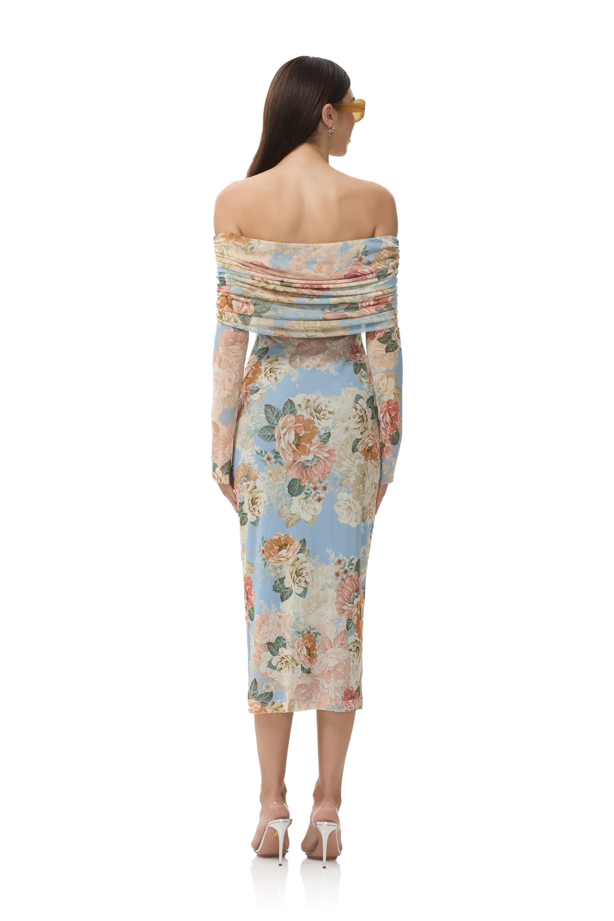 Cornelia Dress - Soft Slate Bloom - Image 7