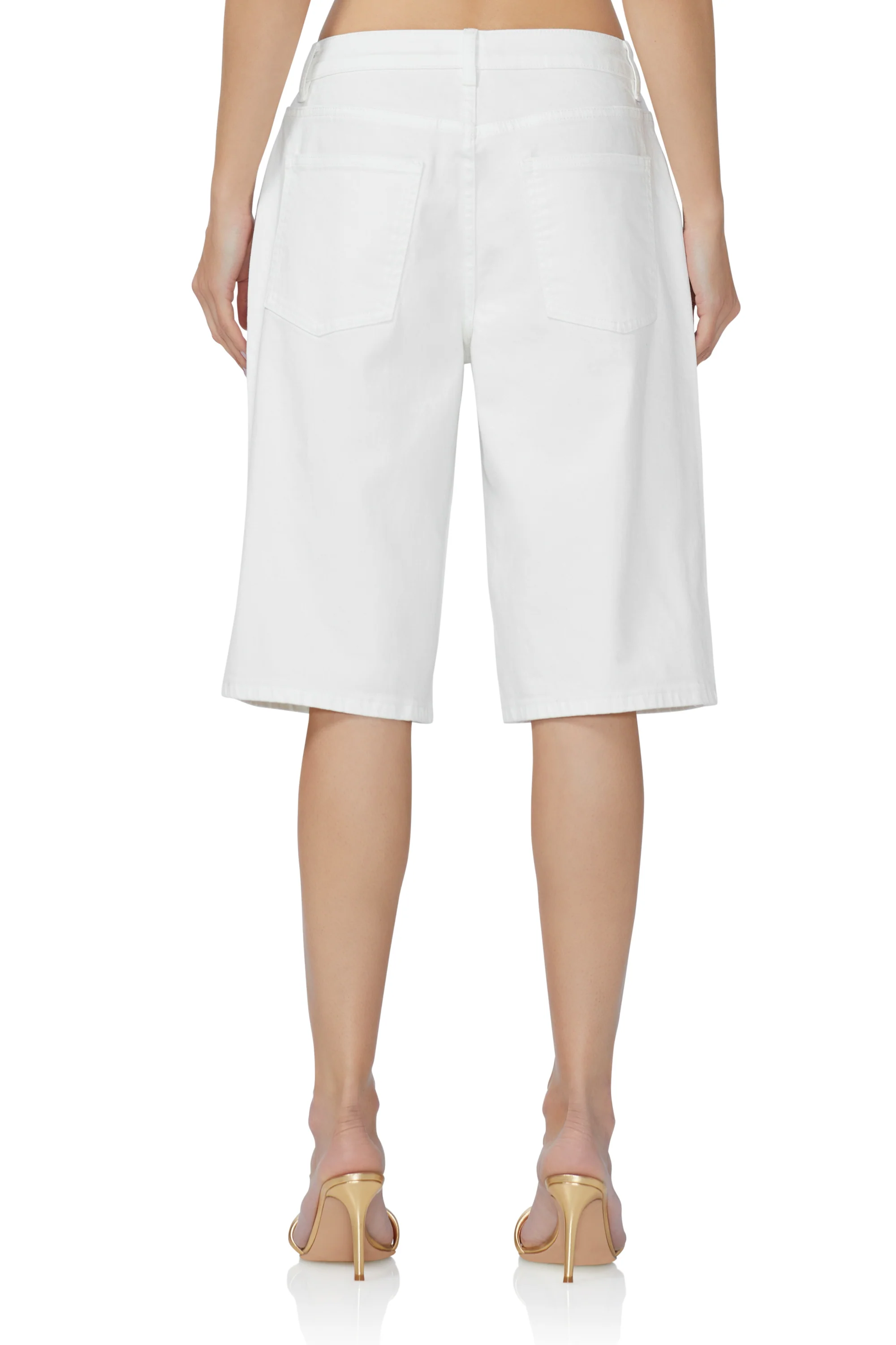 Derby Baggy Jorts - White - Image 6