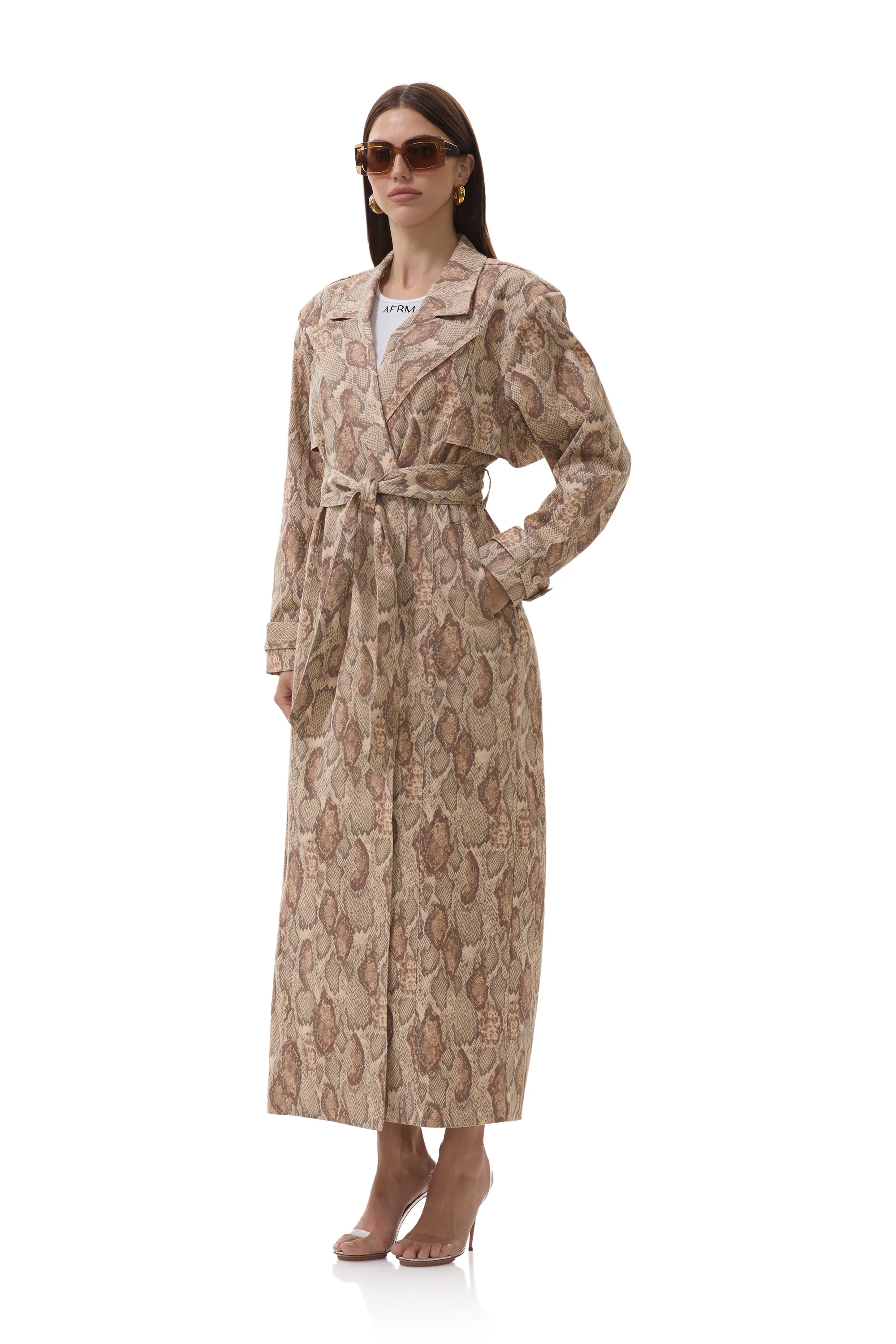 Earhart Trench Coat - Sand Snake - Image 4