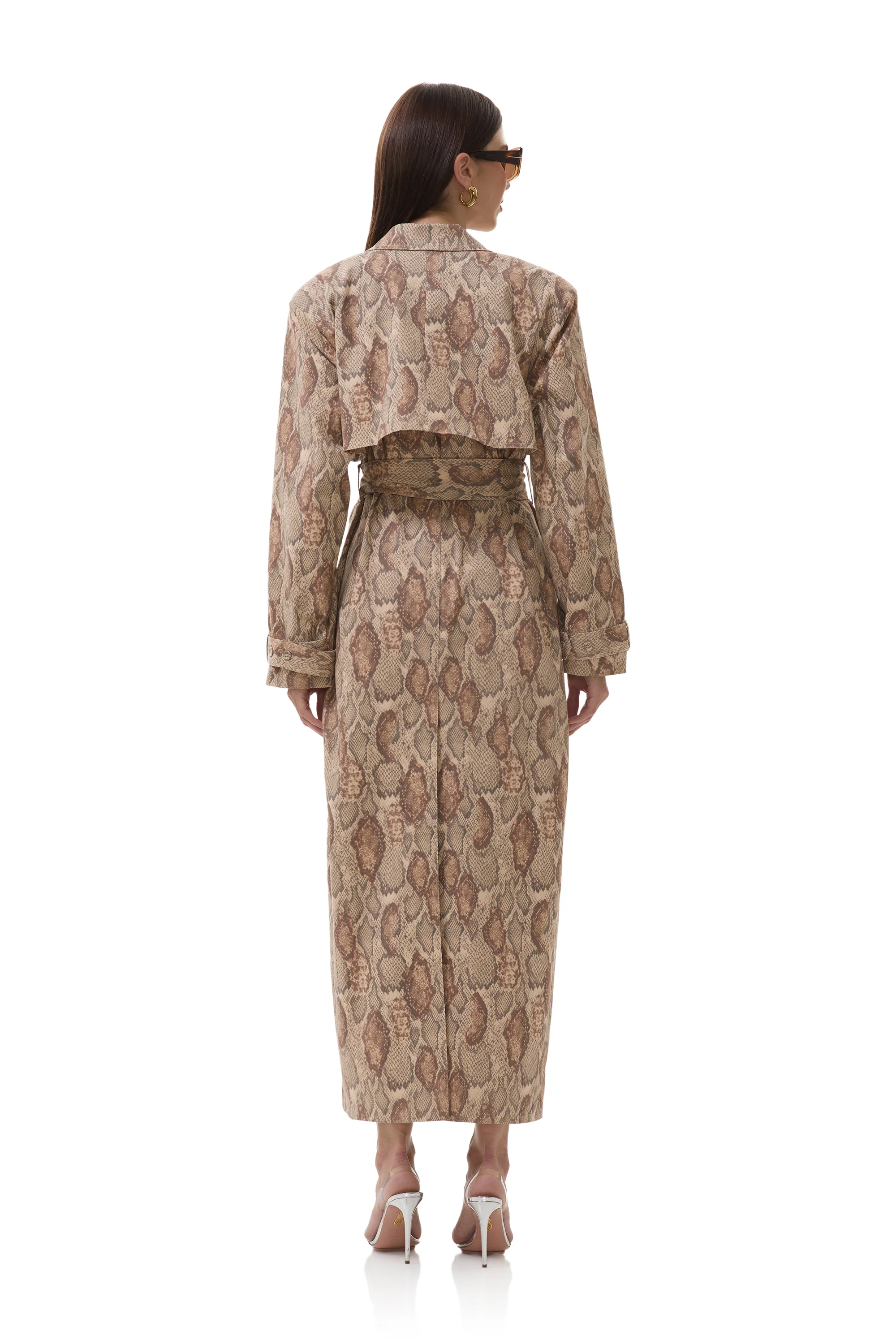 Earhart Trench Coat - Sand Snake - Image 5
