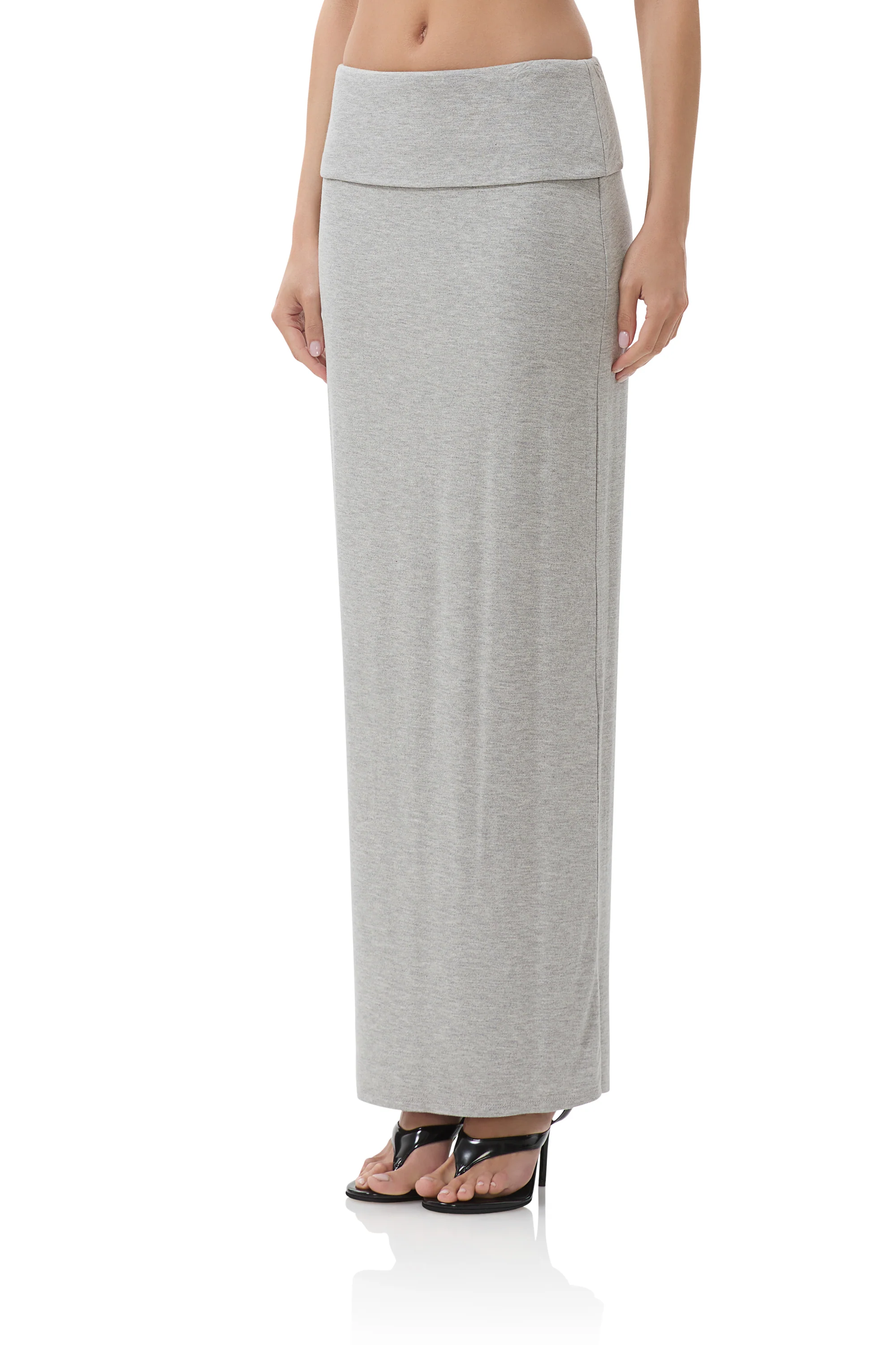 Esin Maxi Skirt - Heather Grey - Image 4