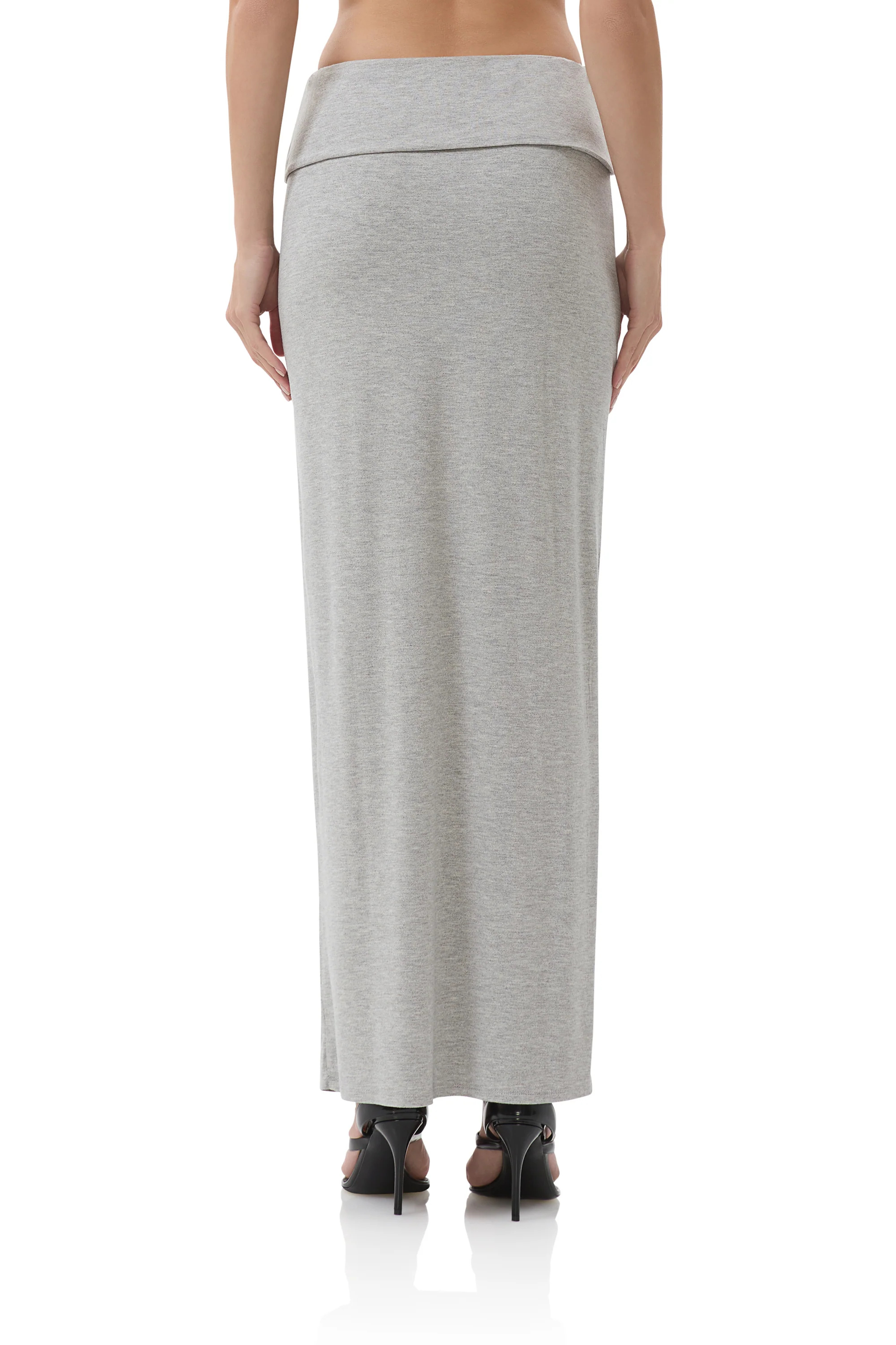 Esin Maxi Skirt - Heather Grey - Image 5