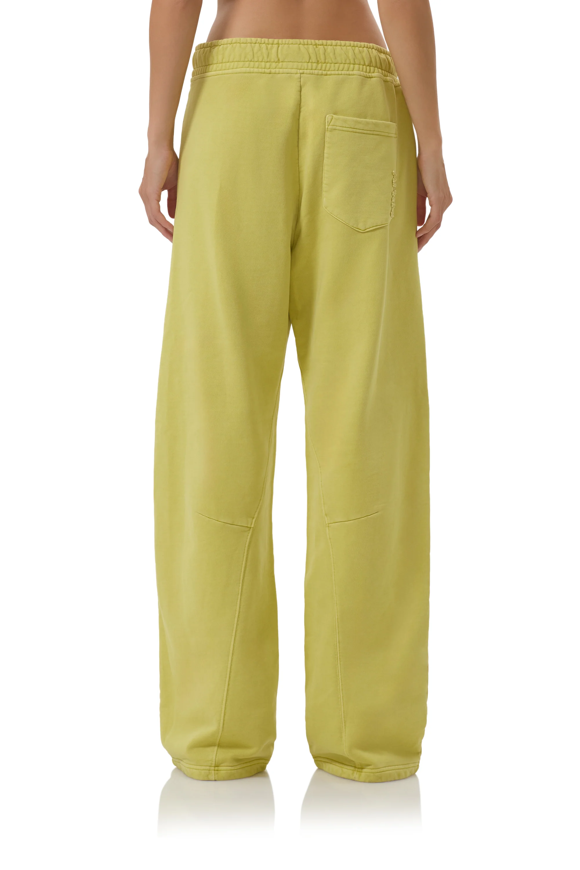 Finely Straight Leg Sweatpant - Citron - Image 6