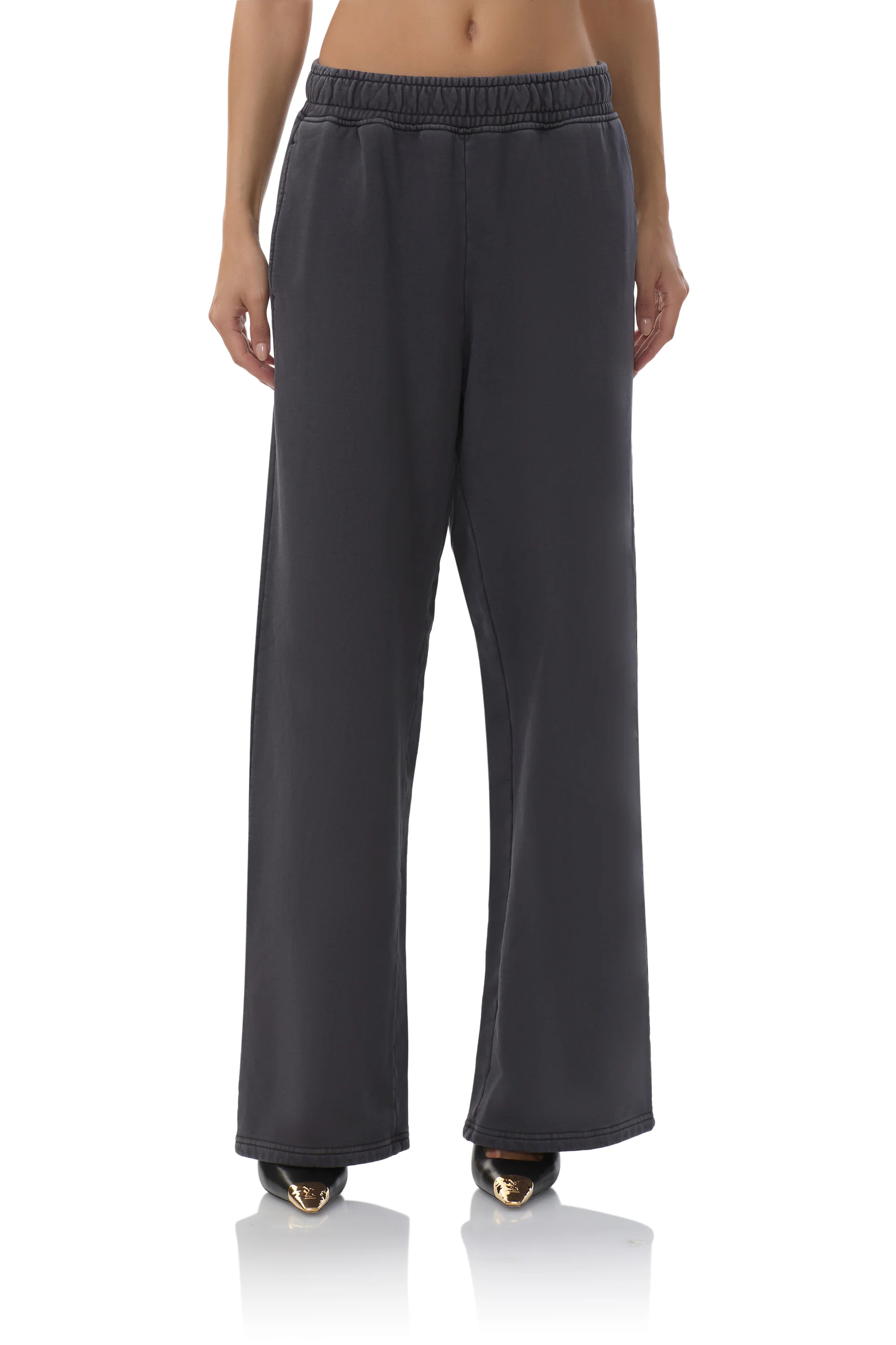 Finely Straight Leg Sweatpant - Onyx - Image 3