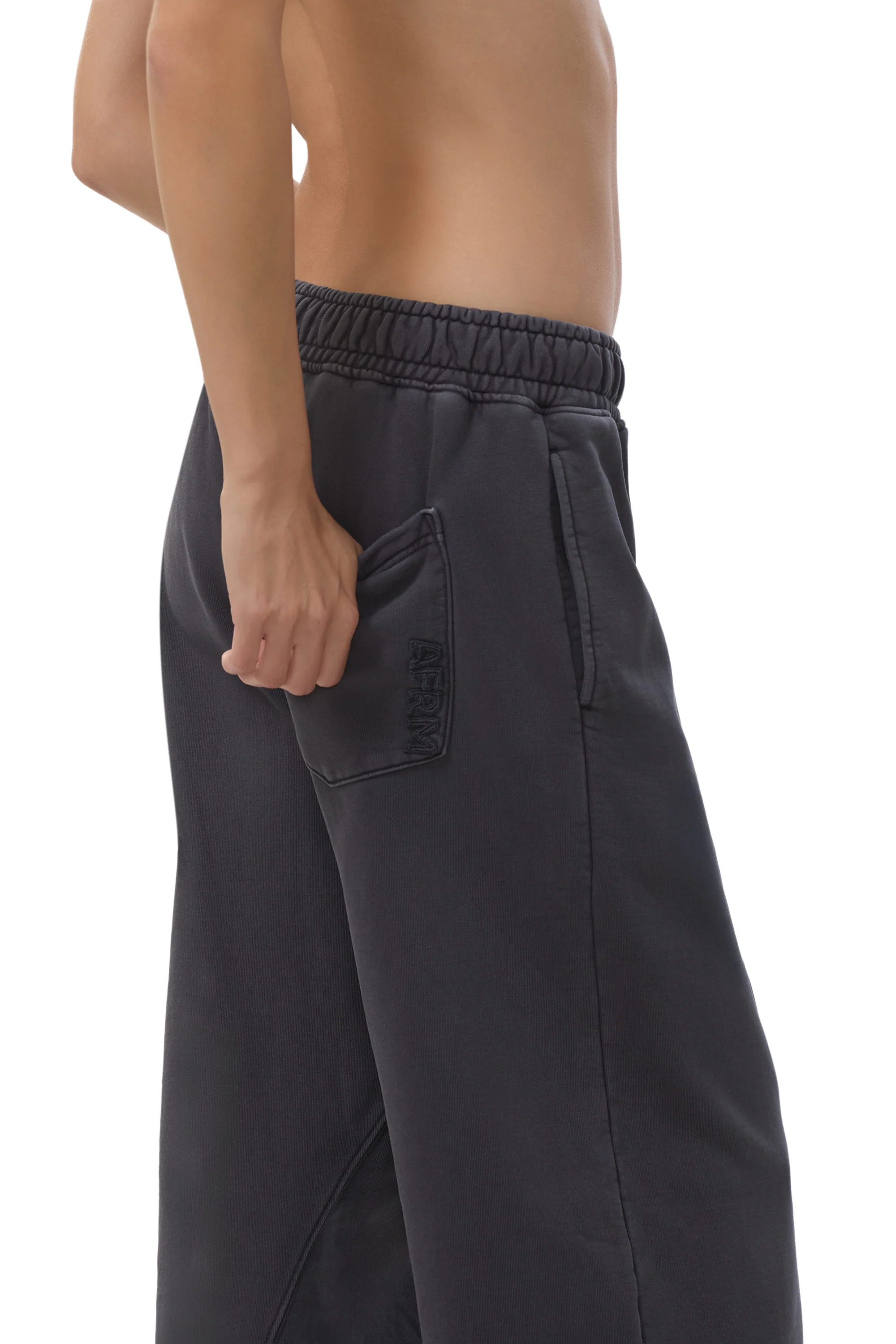 Finely Straight Leg Sweatpant - Onyx - Image 6