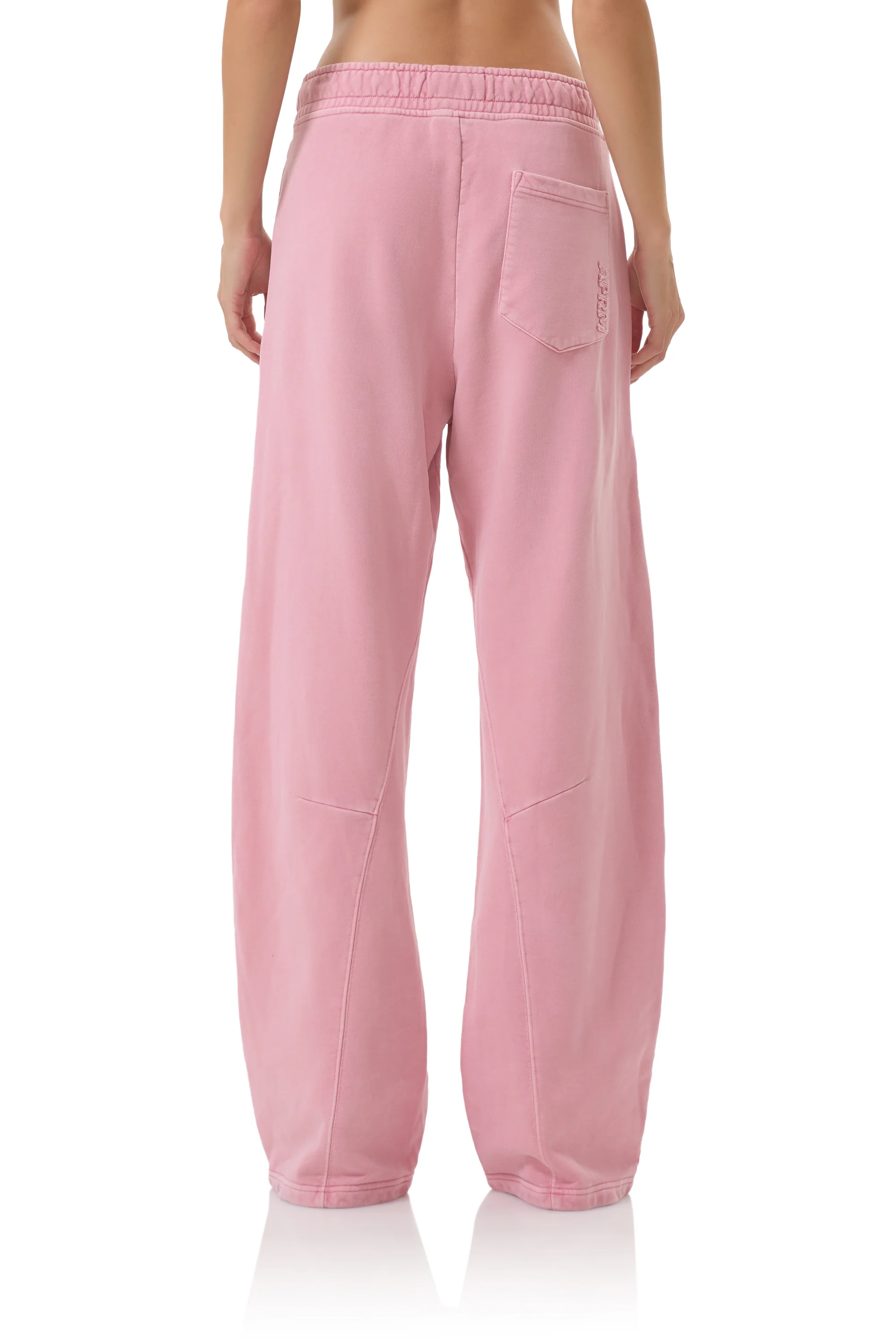 Finely Straight Leg Sweatpant - Clay Pink - Image 6