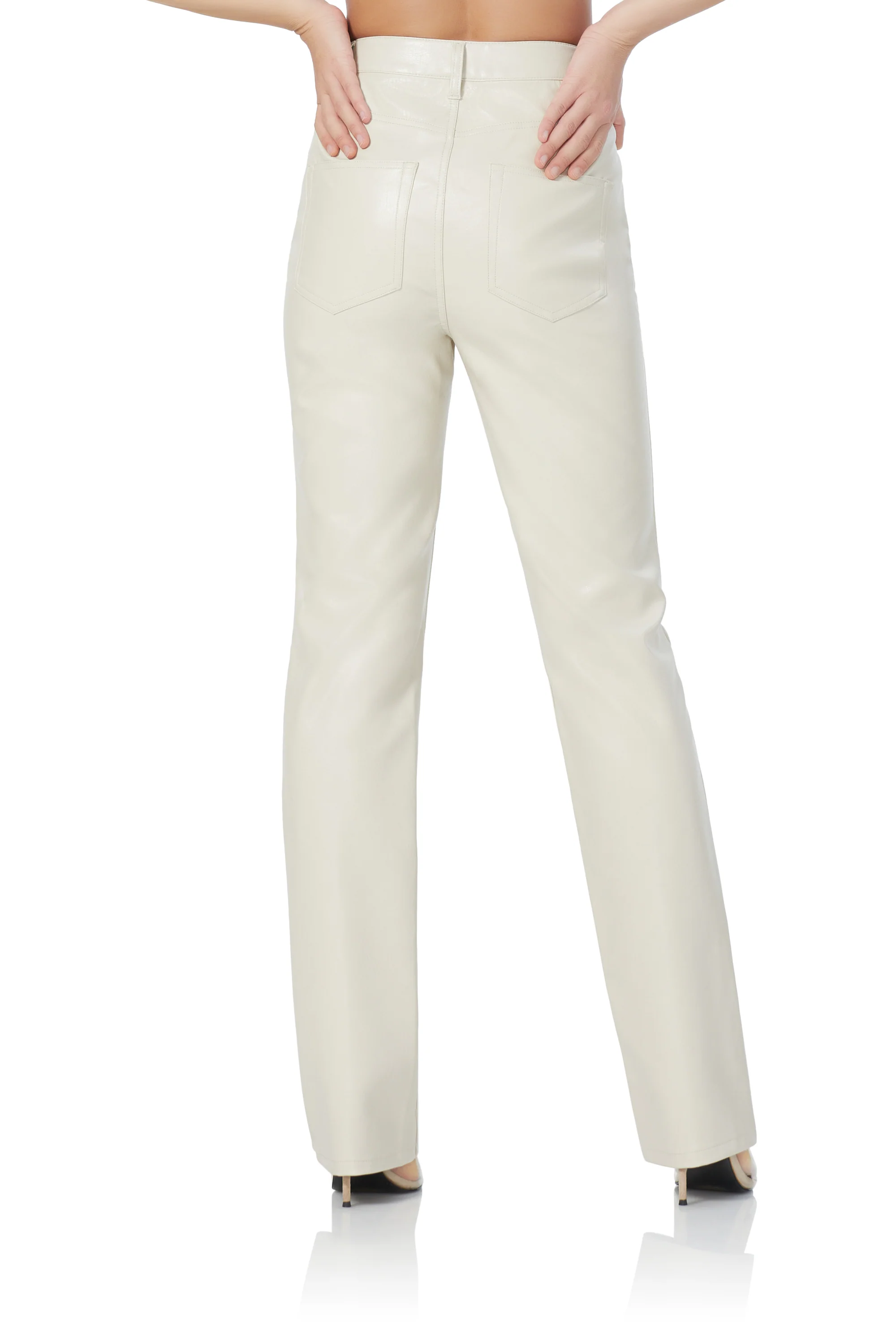 Heston Straight Leg Pant - Off White - Image 5