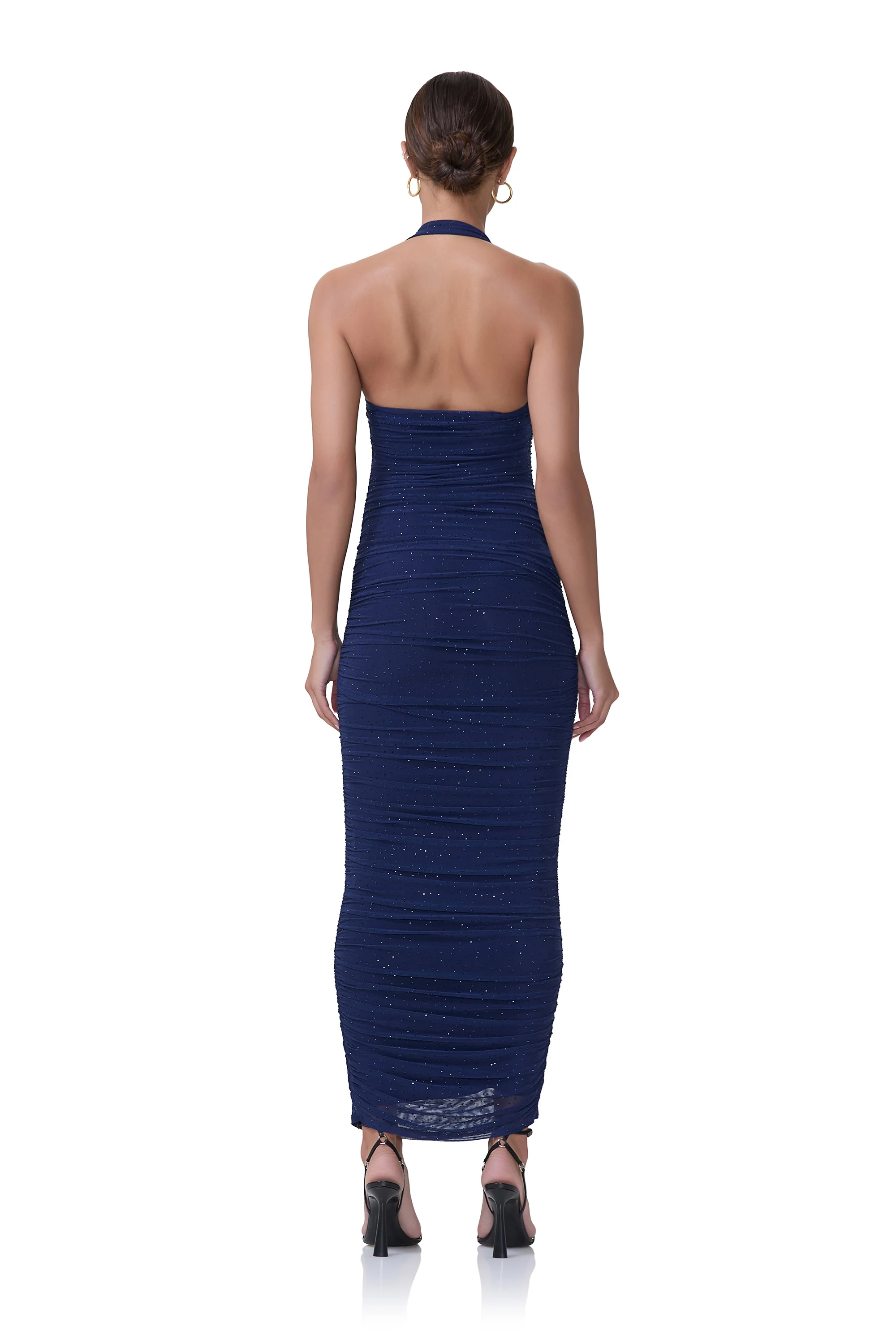 Indina Rhinestone Dress - Bright Navy - Image 7