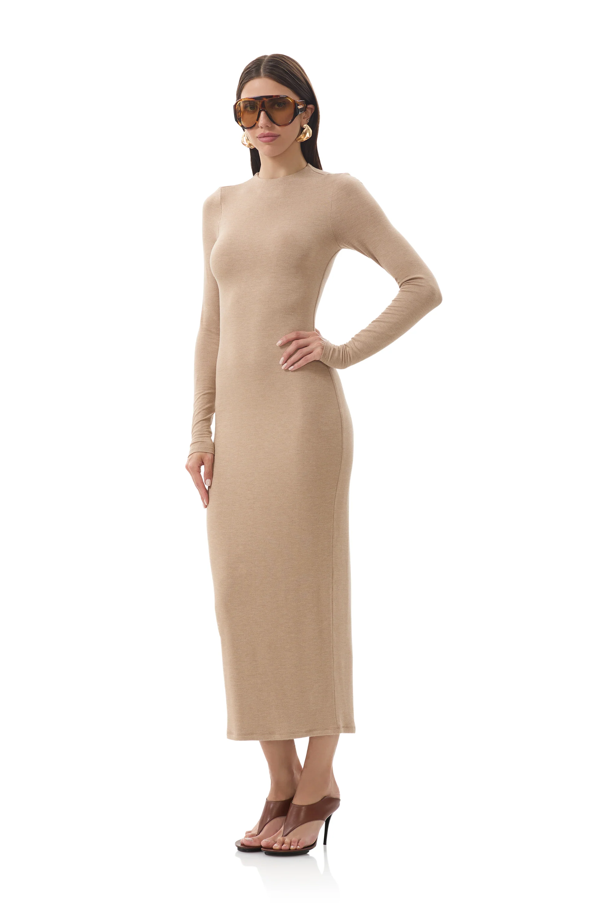 Juniper Dress - Heather Taupe - Image 3