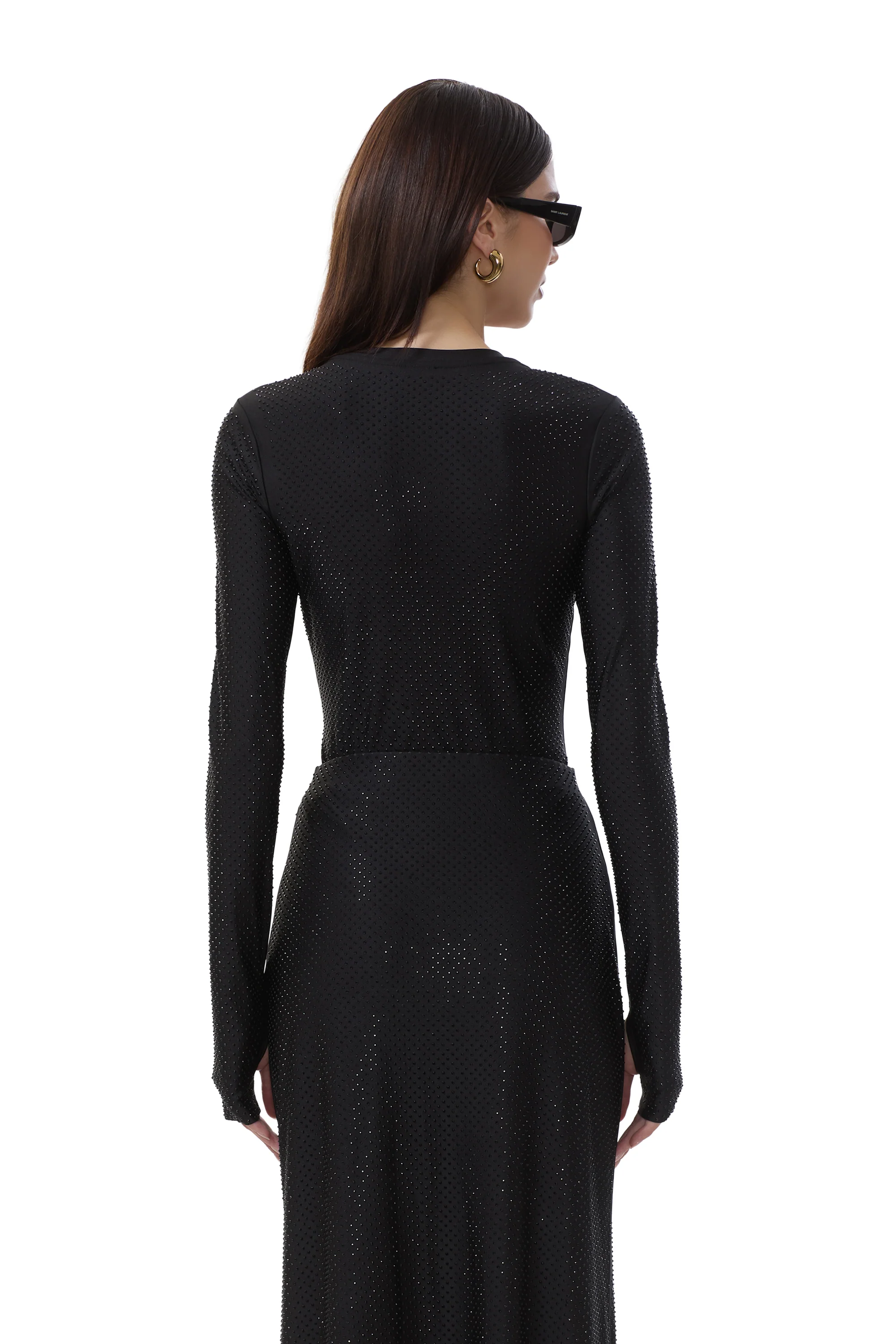 Kaylee Studded Jersey Top - Noir - Image 4