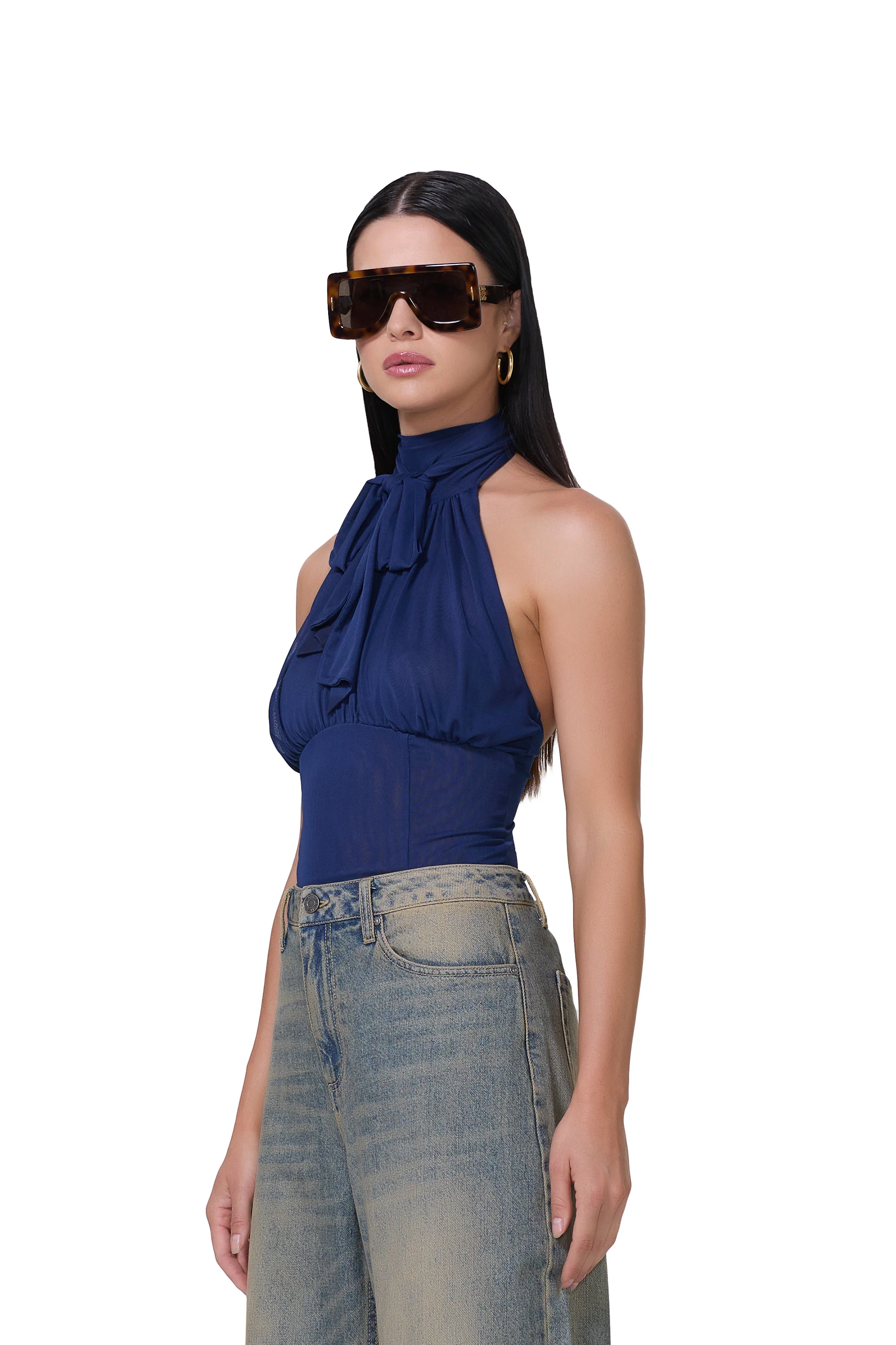 Lune Top - Bright Navy - Image 3