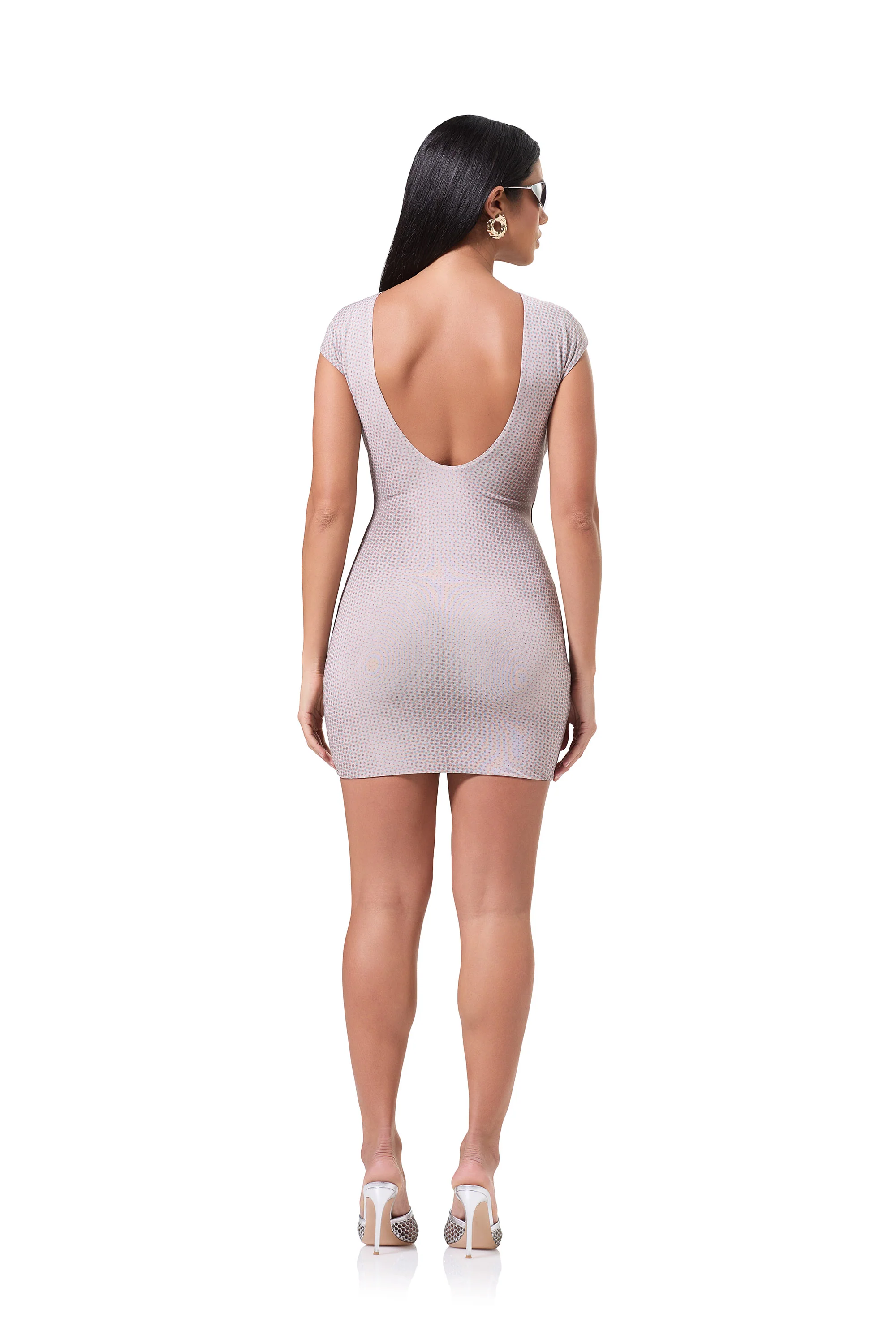 Mabel Mini Dress - Nude Illusion - Image 4