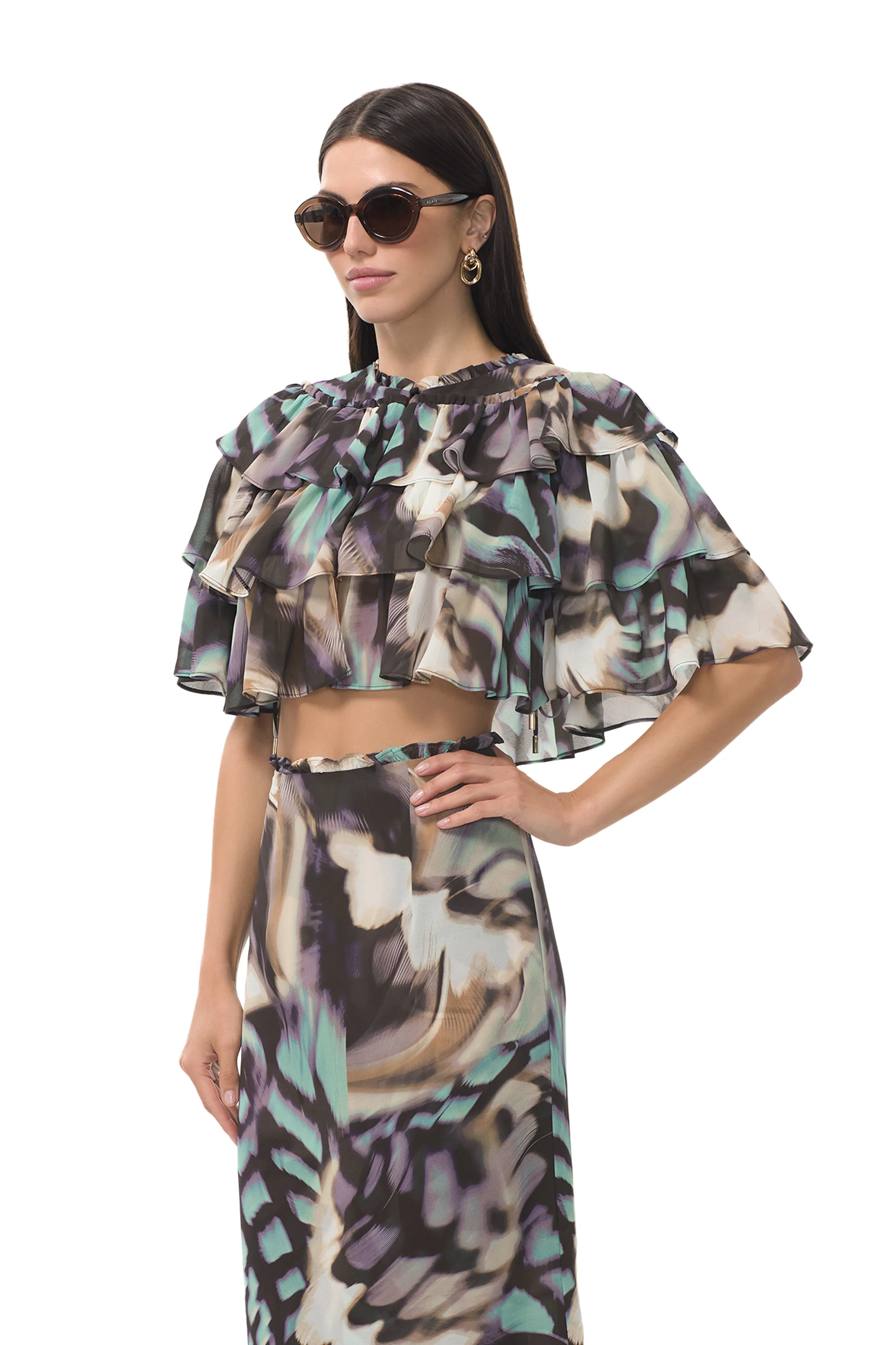 Manon Top - Feather Swirl - Image 3