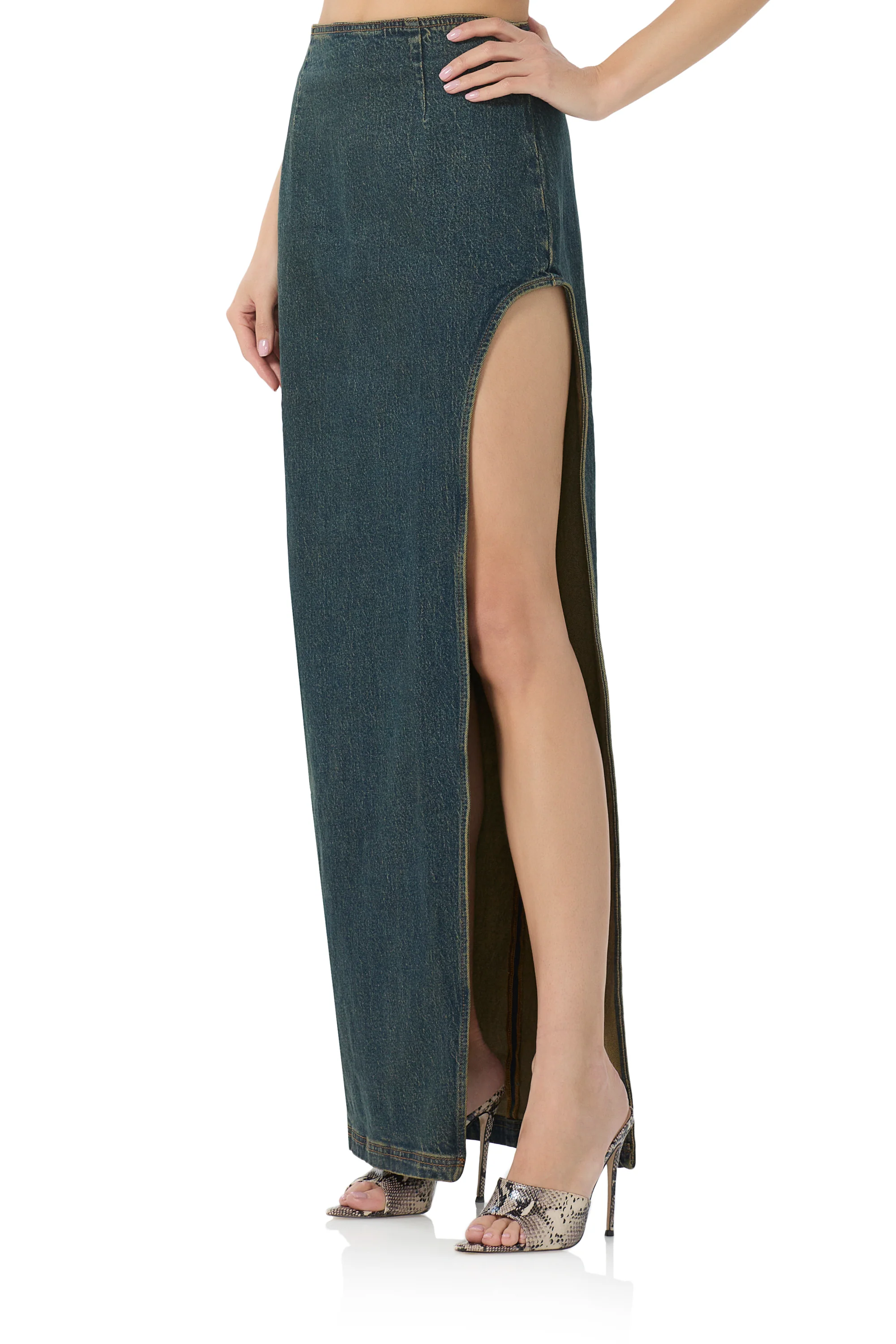 Nadia Maxi Skirt - Tinted Wash - Image 3