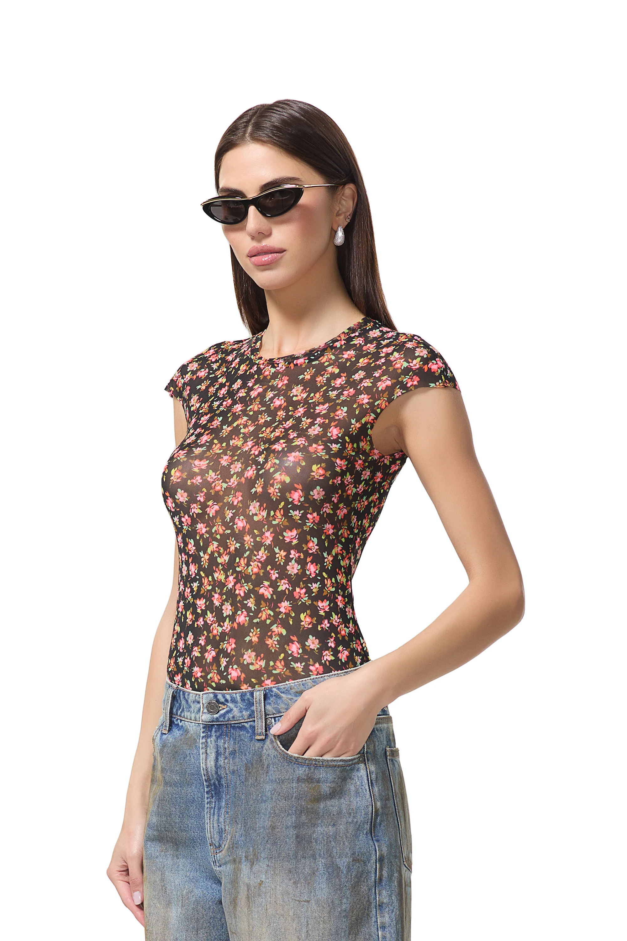 Nina Top - Spring Ditsy - Image 3