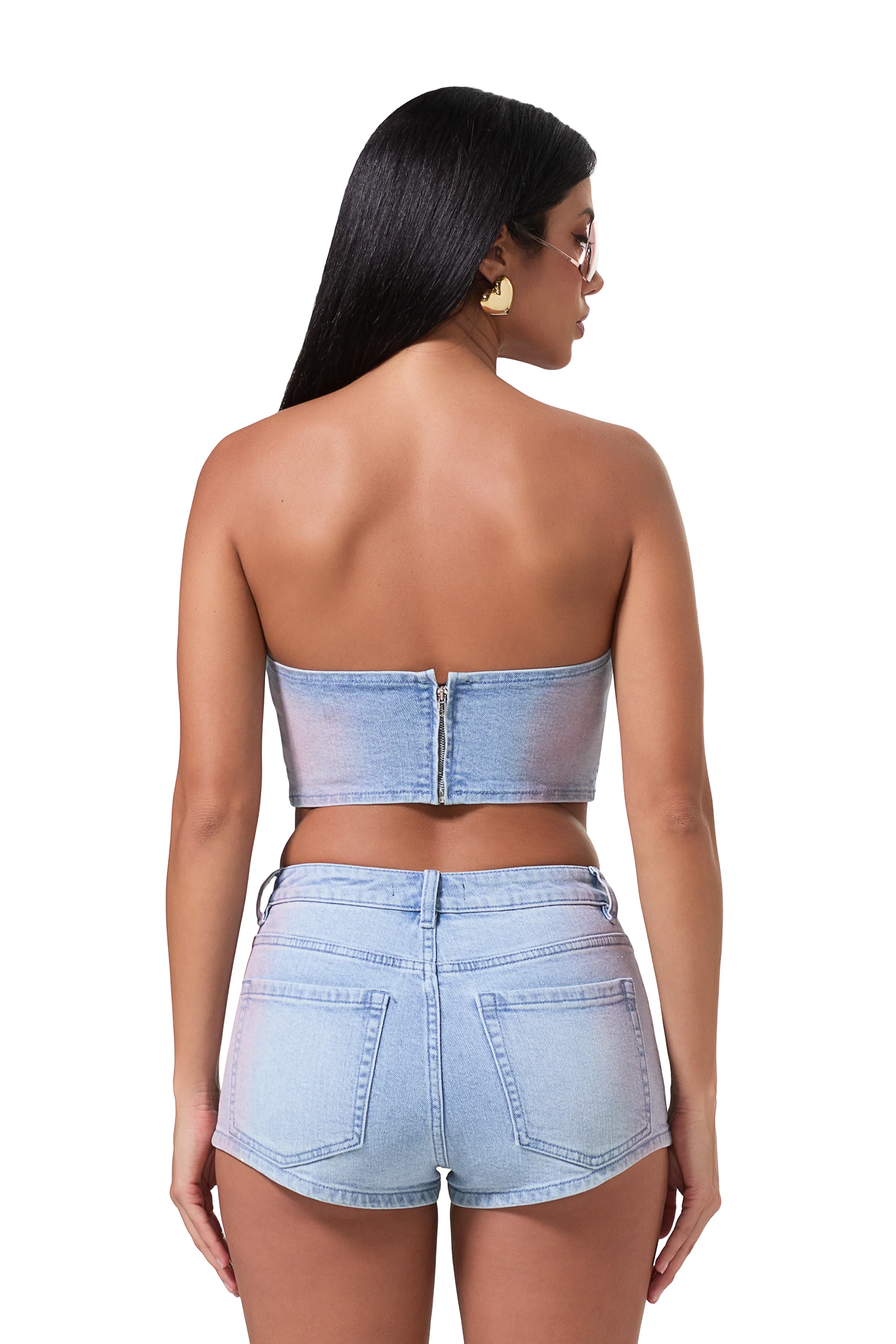 Reid Top - Blue Pink Wash - Image 4