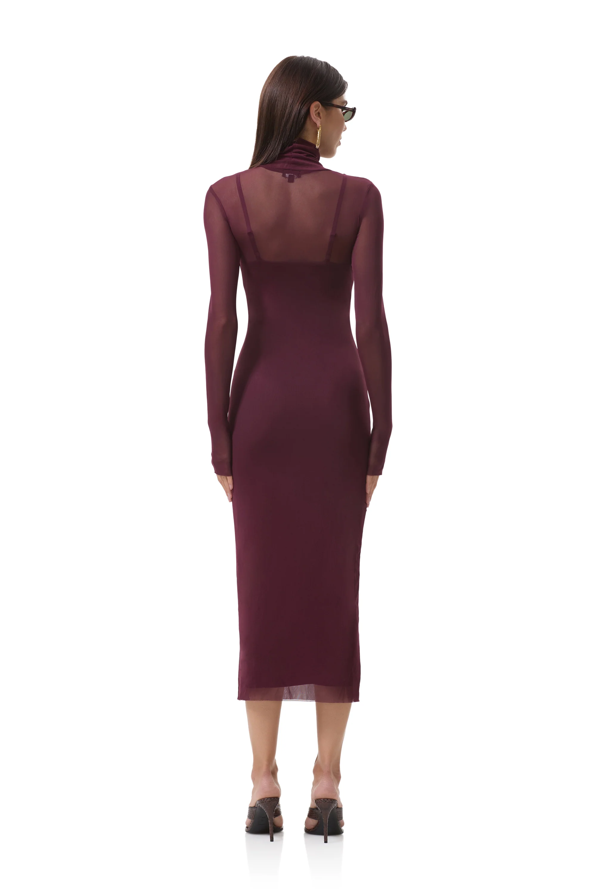 Shailene Dress - Fig - Image 4