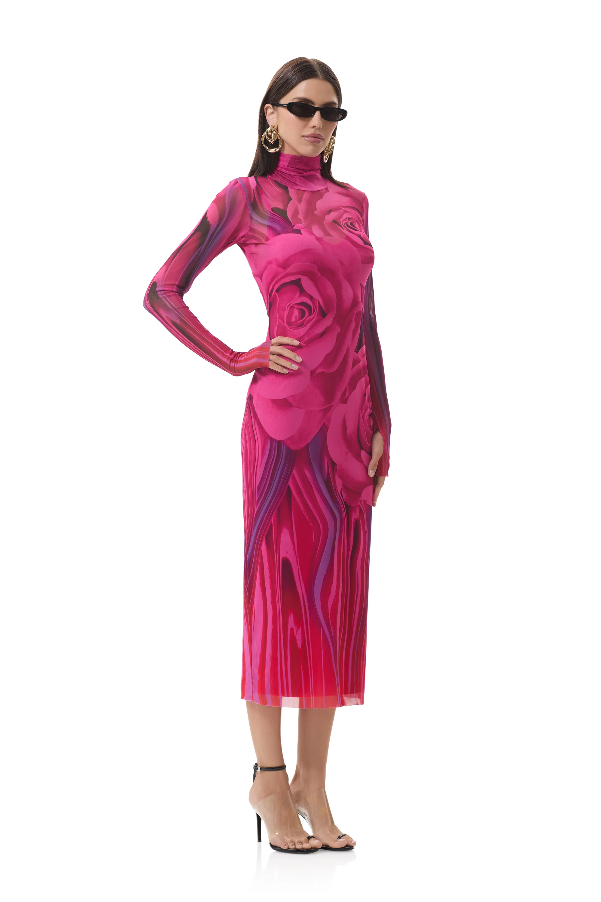 Shailene Dress - Fuchsia Rose - Image 3