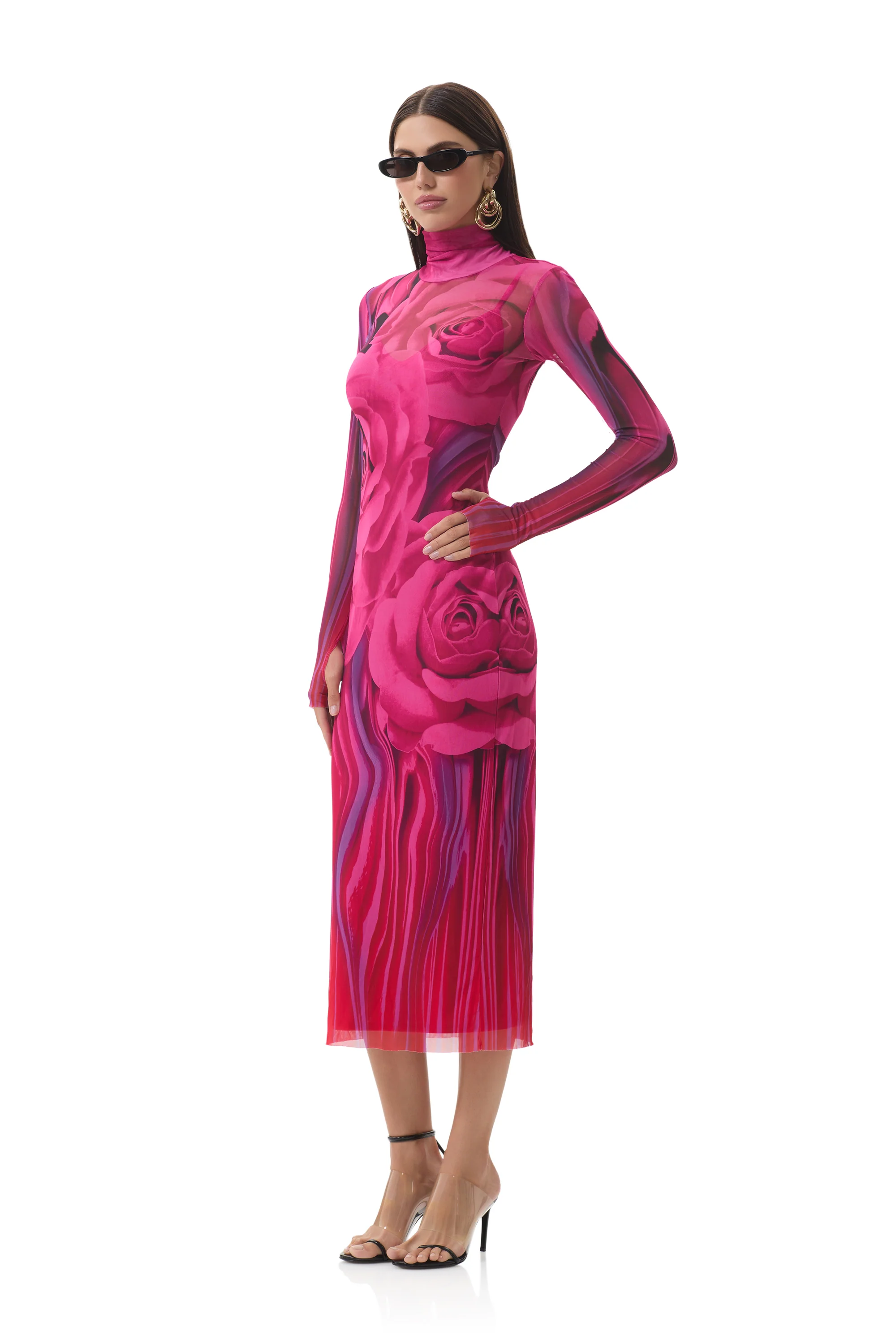 Shailene Dress - Fuchsia Rose - Image 5