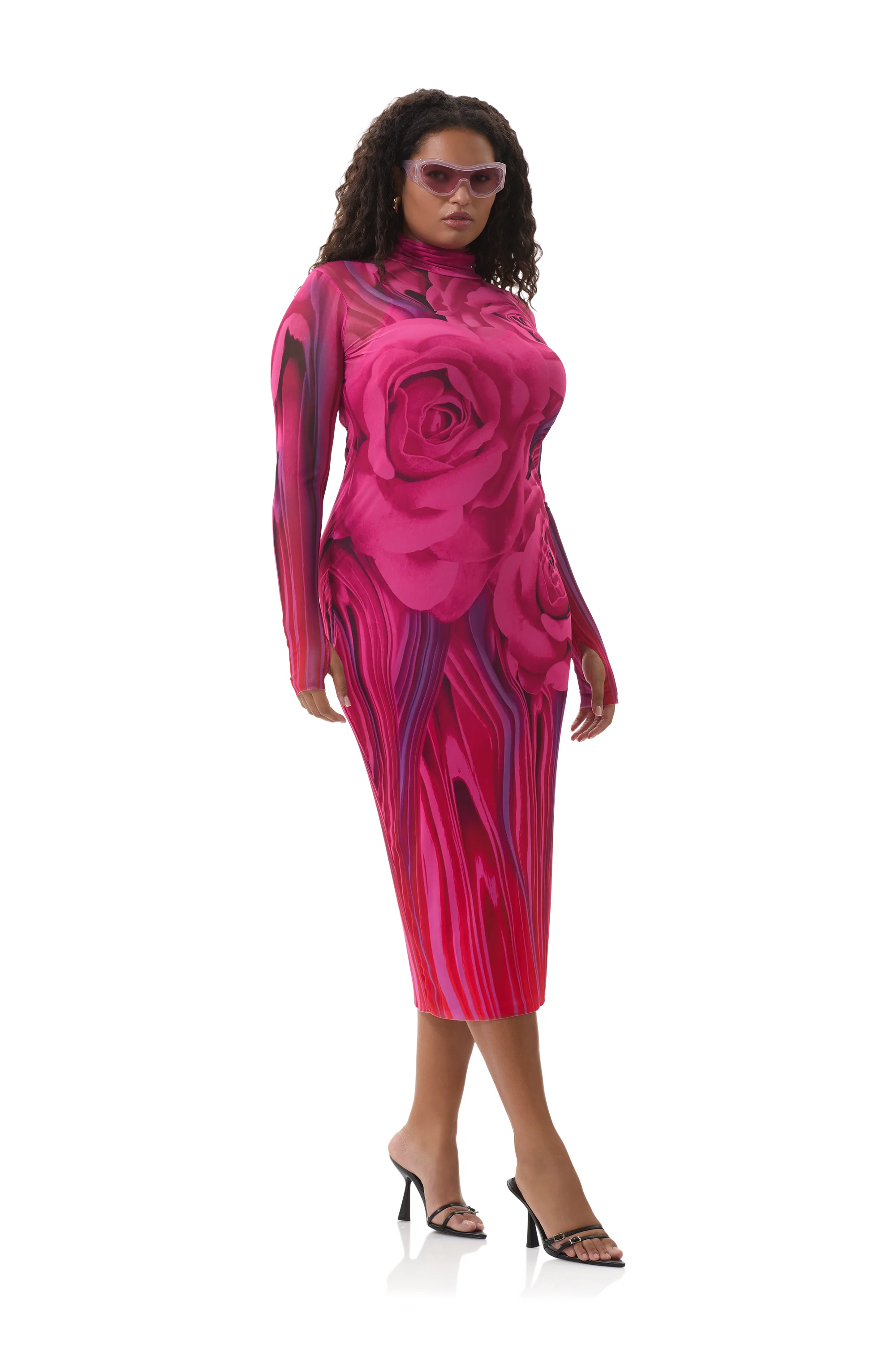 Shailene Dress - Fuchsia Rose - Image 6