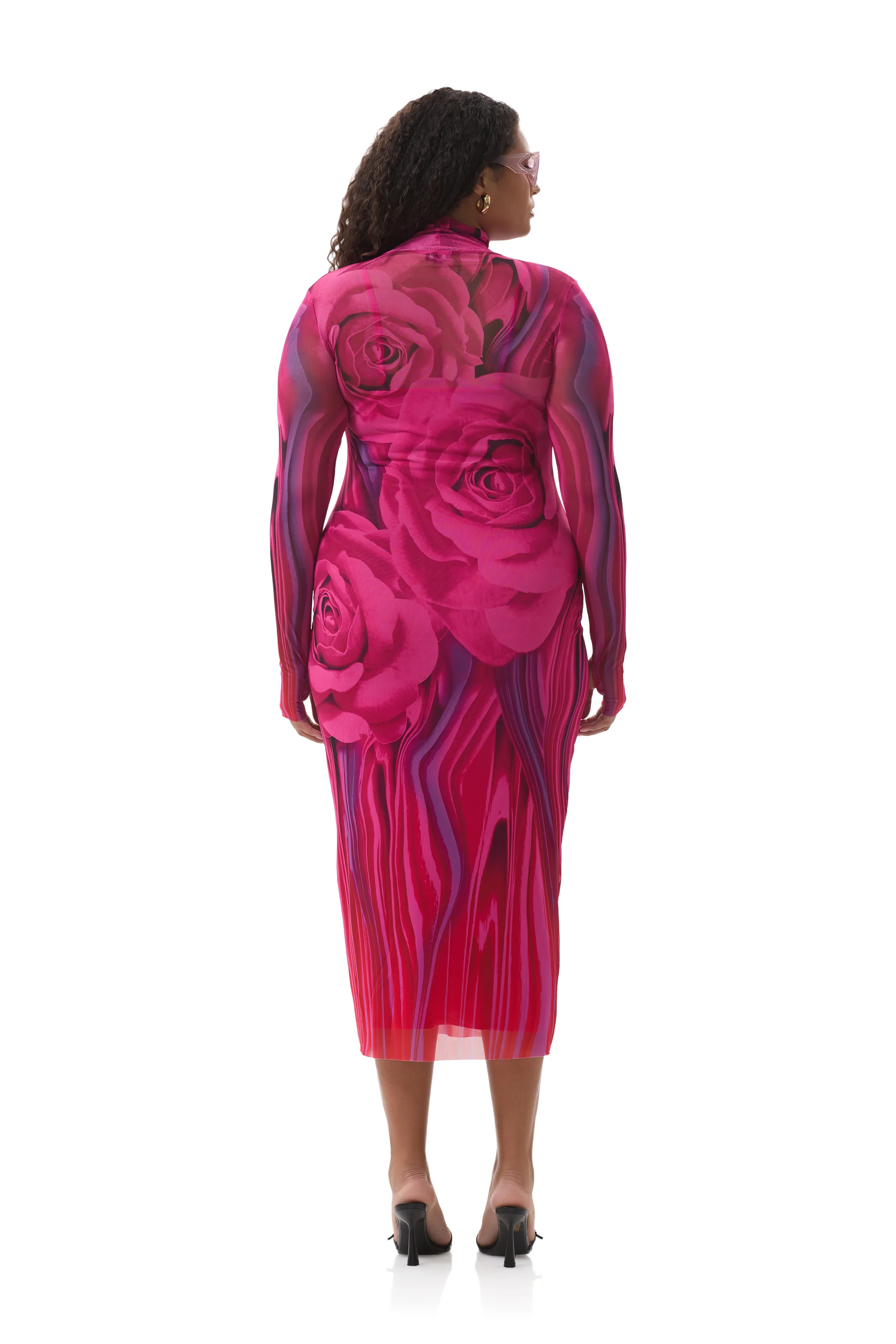 Shailene Dress - Fuchsia Rose - Image 8