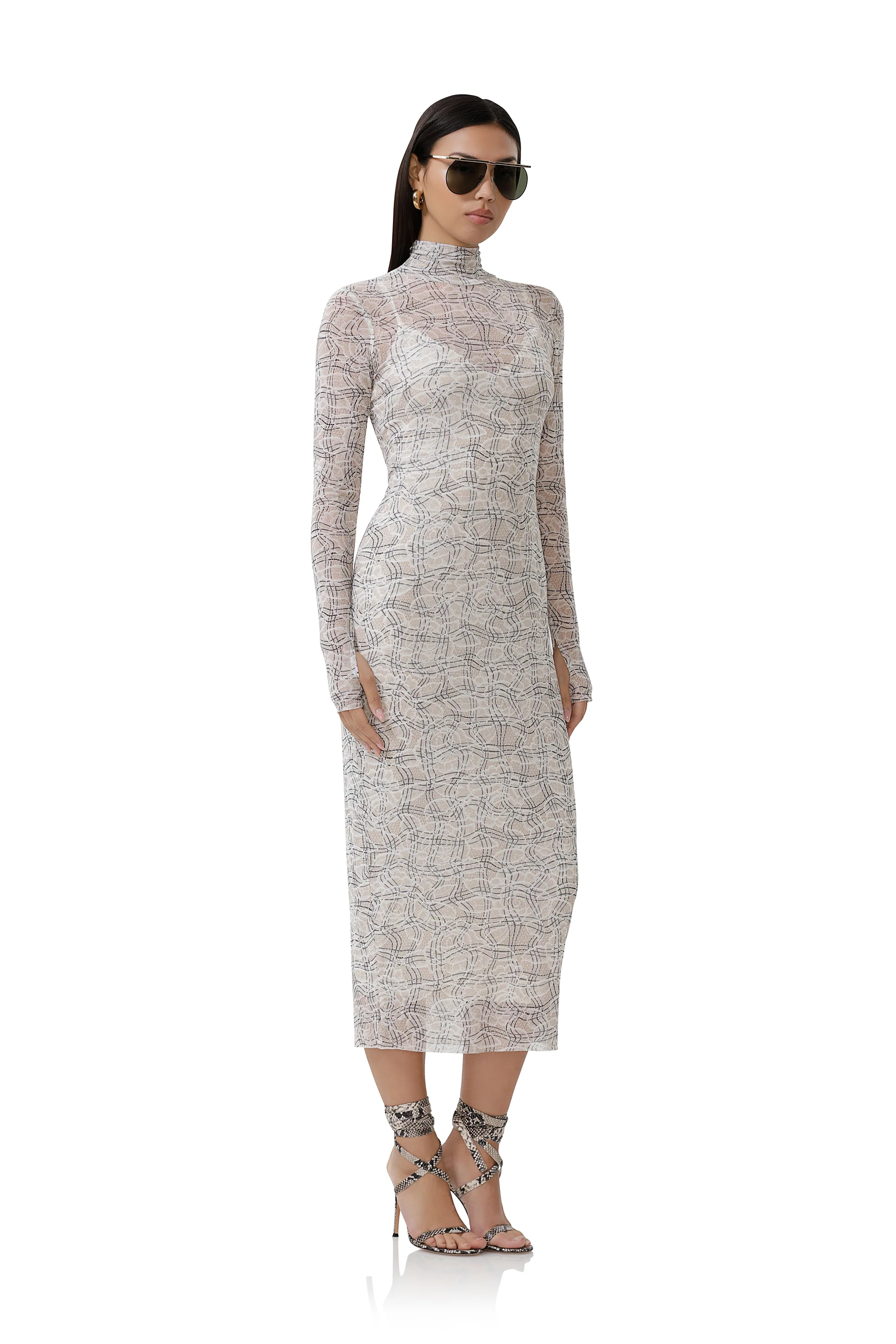 Shailene Dress - Lace Plaid - Image 5