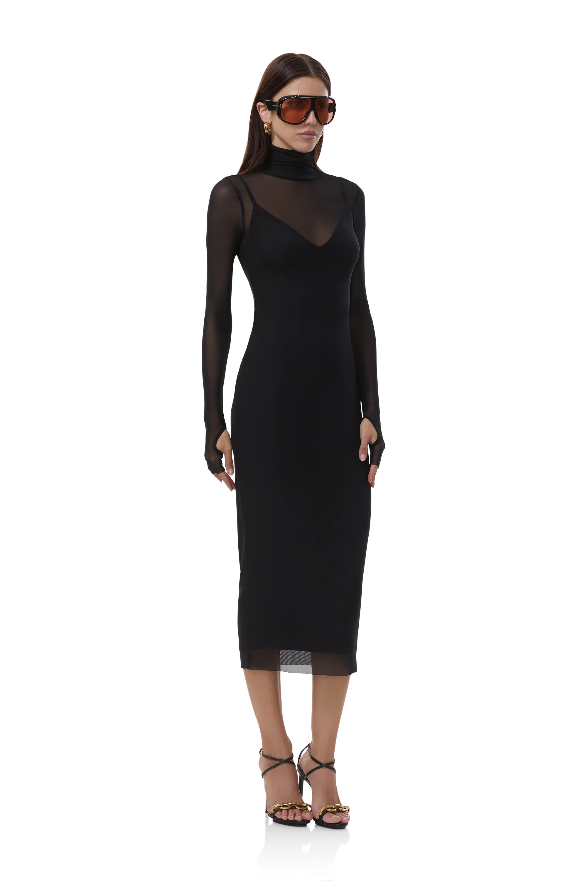 Shailene Dress - Noir - Image 5