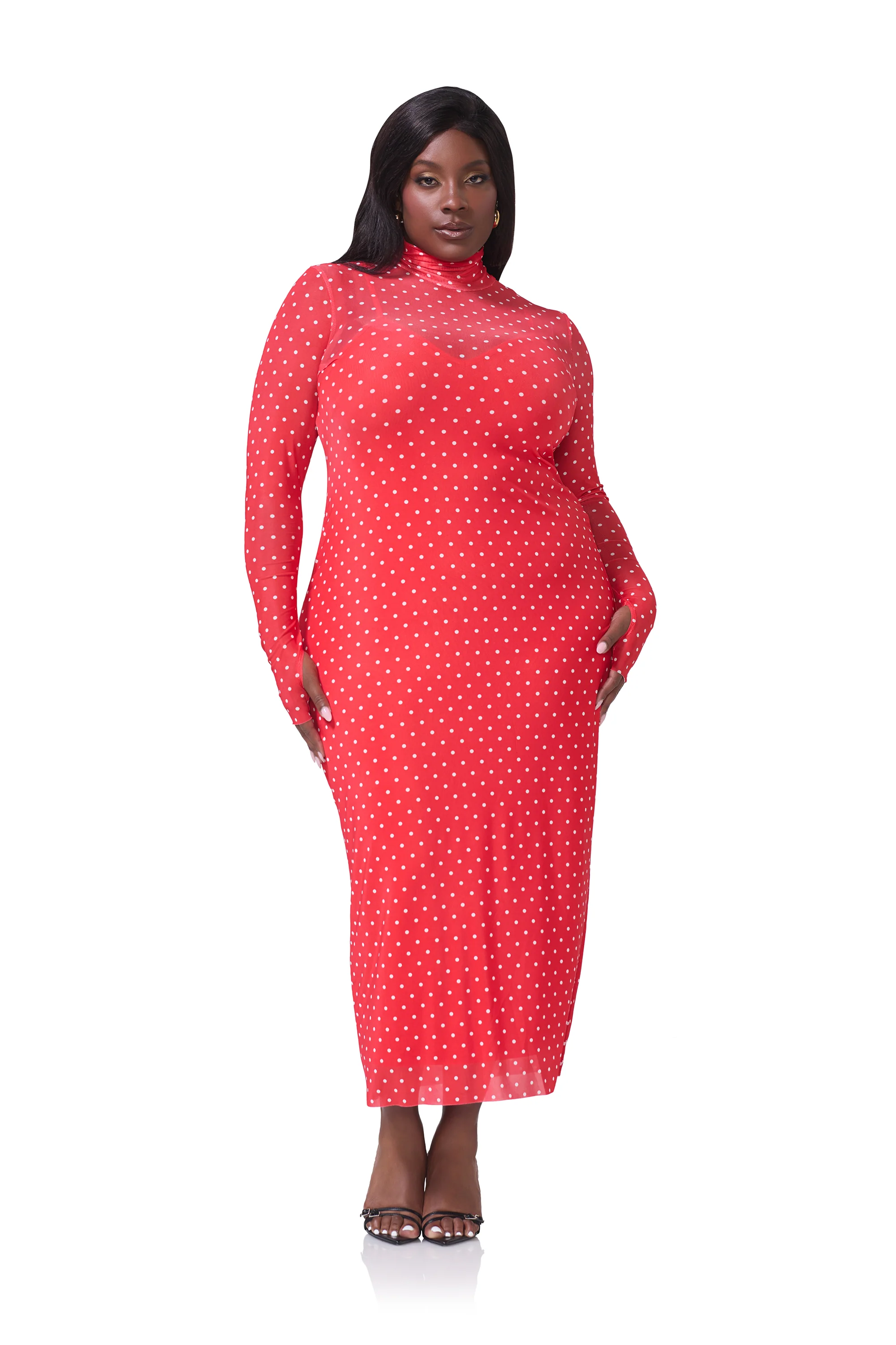 Shailene Dress - Risky Micro Dot - Image 3