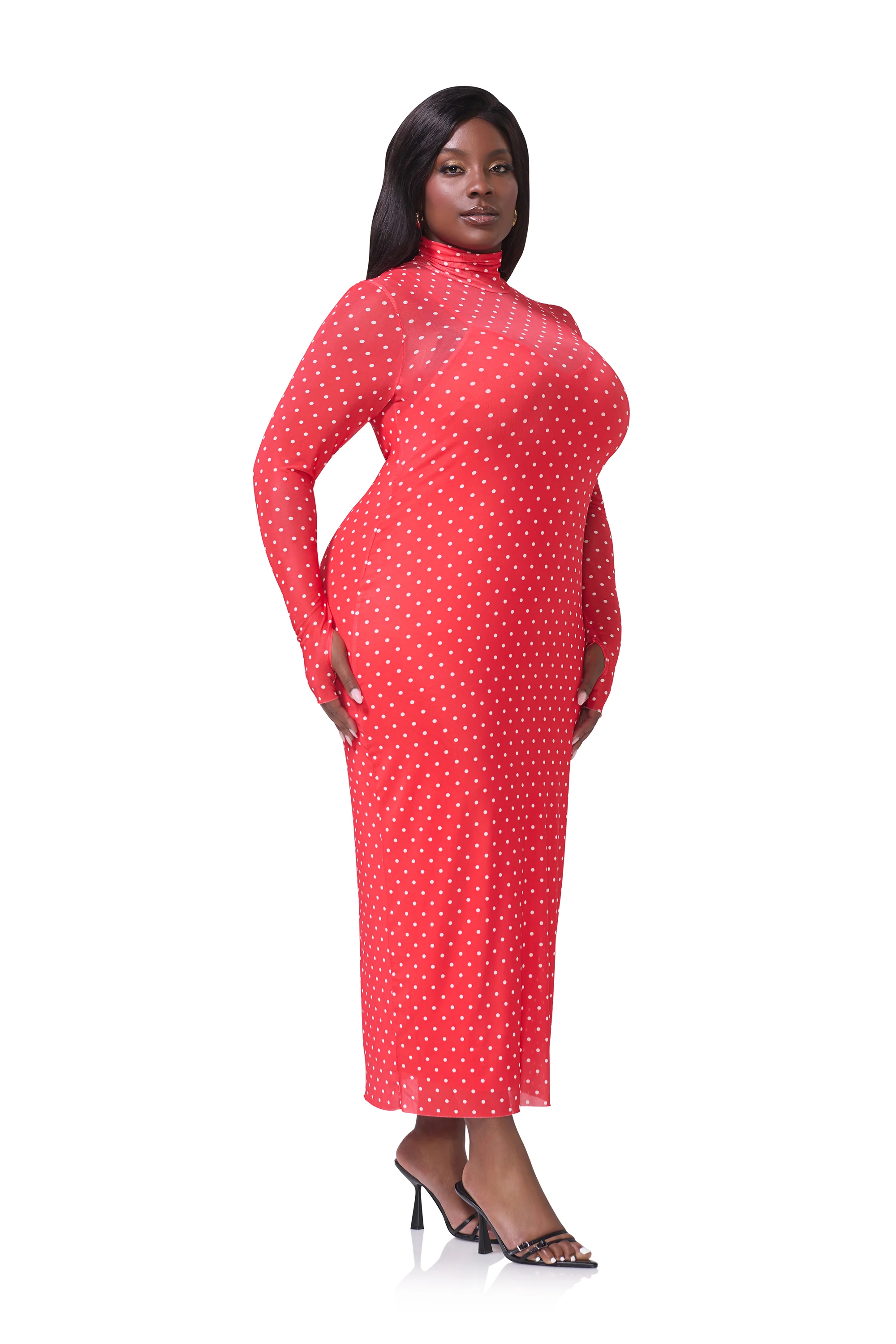 Shailene Dress - Risky Micro Dot - Image 5