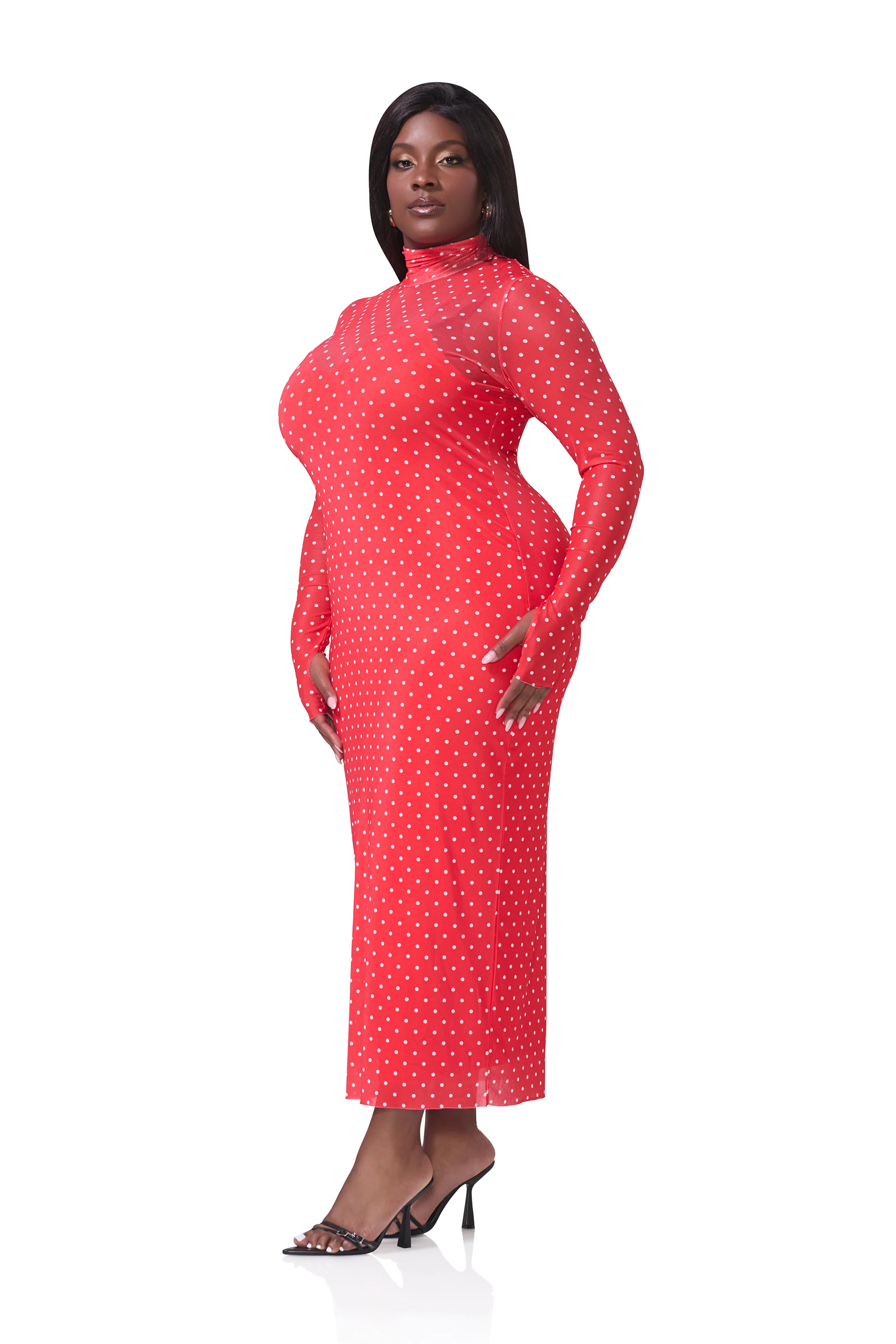 Shailene Dress - Risky Micro Dot - Image 7