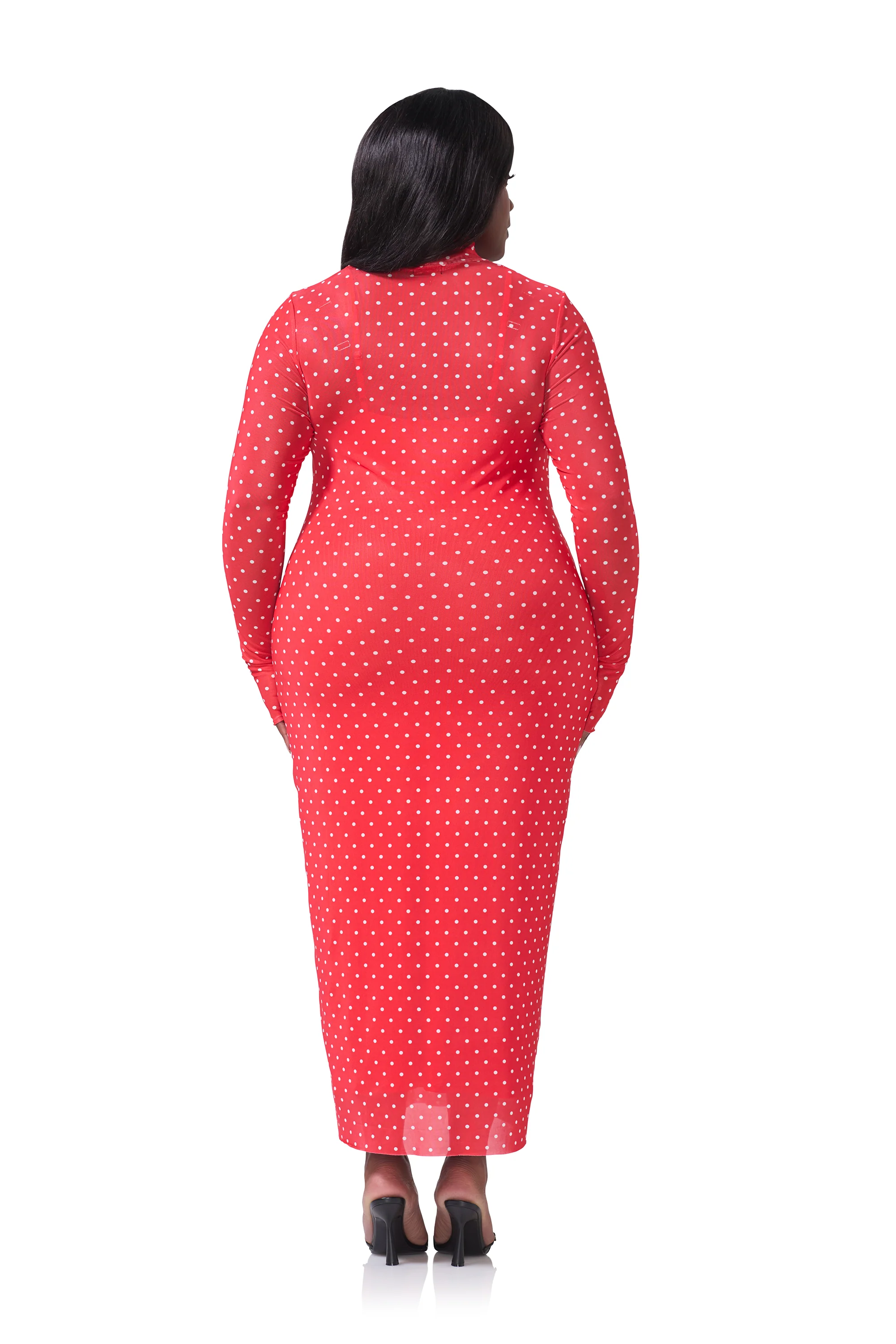 Shailene Dress - Risky Micro Dot - Image 9