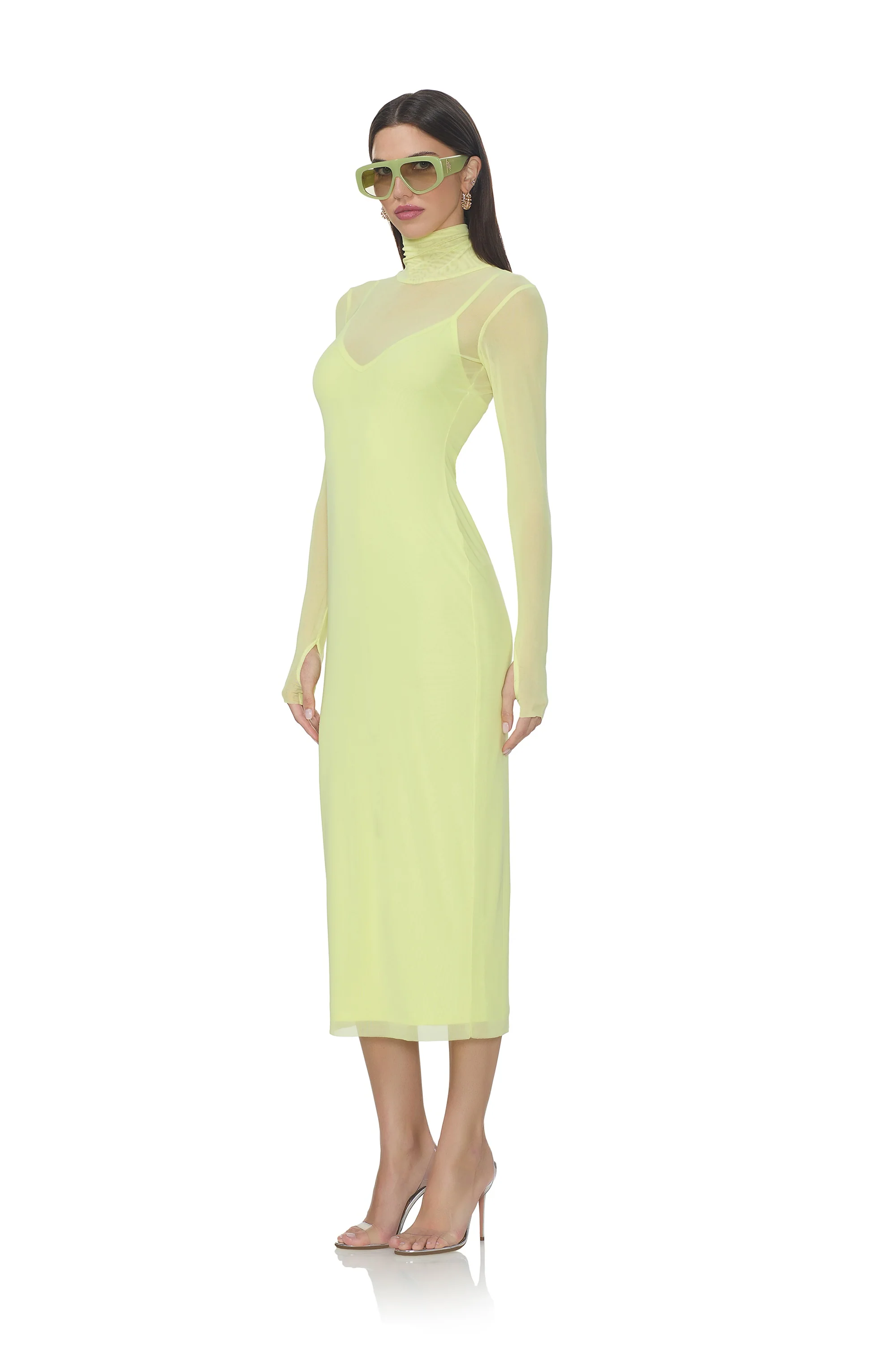 Shailene Dress - Sunny Lime - Image 3