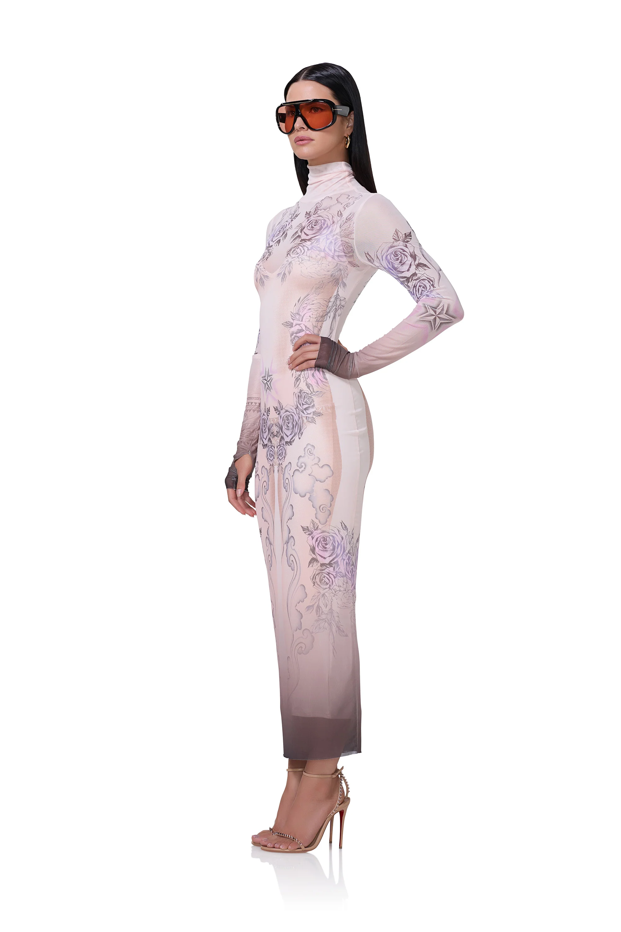 Shailene Dress - Lilac Tattoo - Image 3