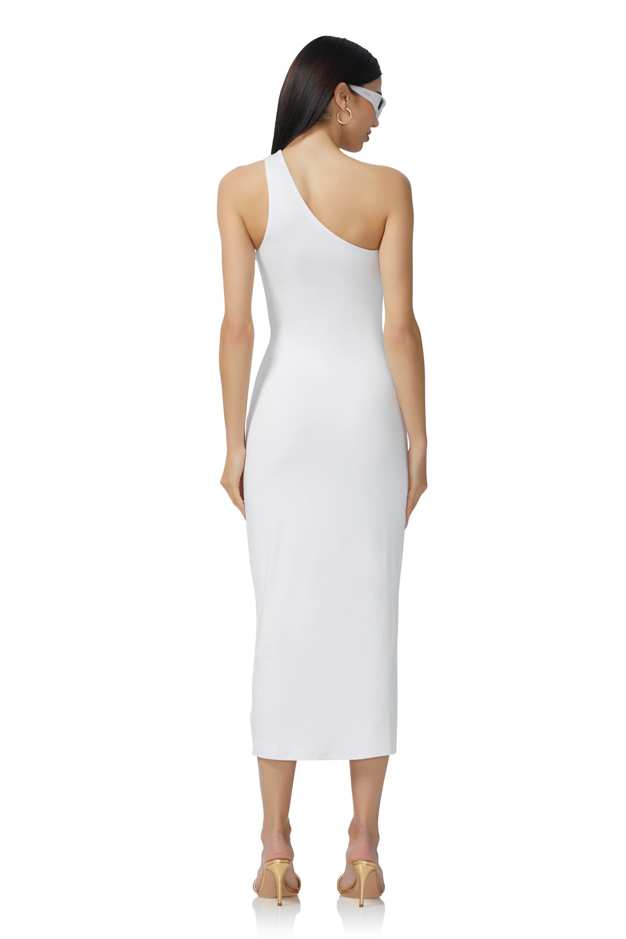 Sloane Midi Dress - Bright White - Image 4