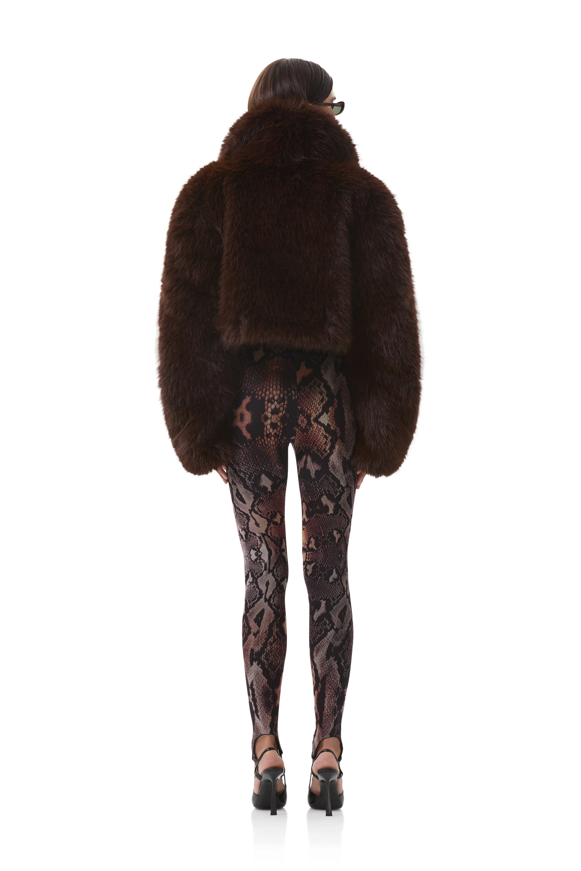 Stephanie Fur Jacket - Java - Image 4